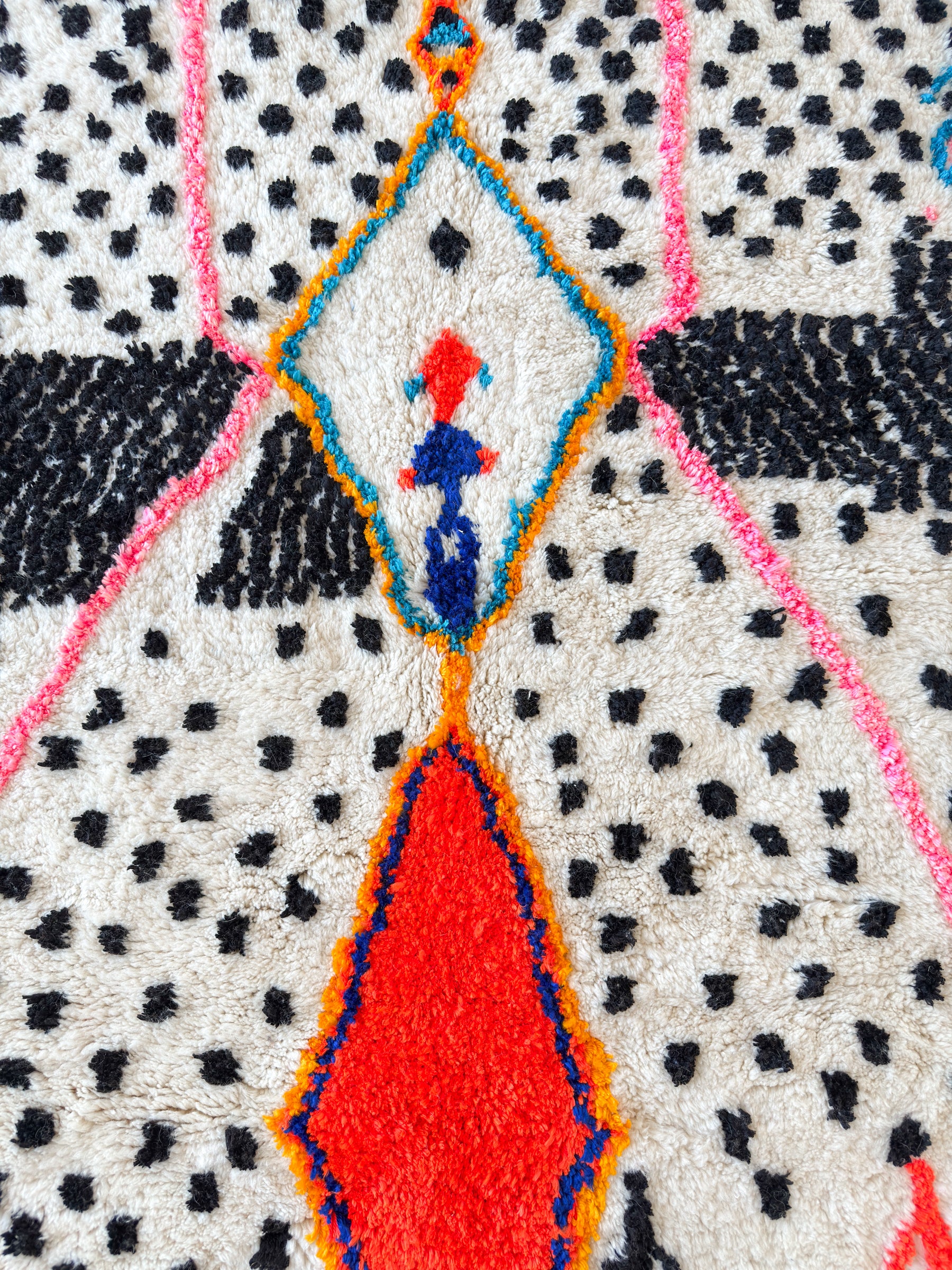 Tapis berbère coloré 157 x 220 cm - n°2492