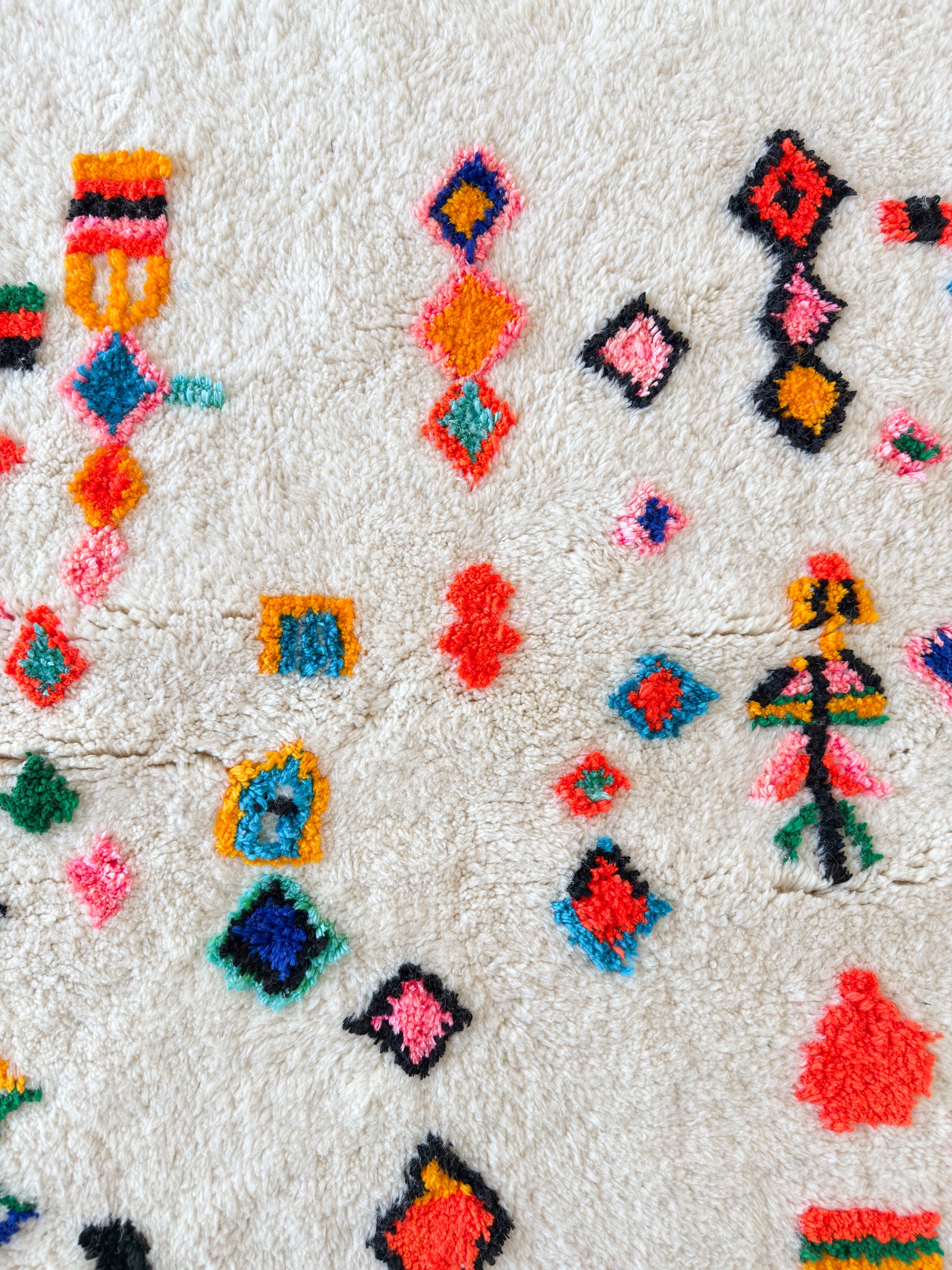 Tapis berbère coloré 119 x 197 cm - n°2537