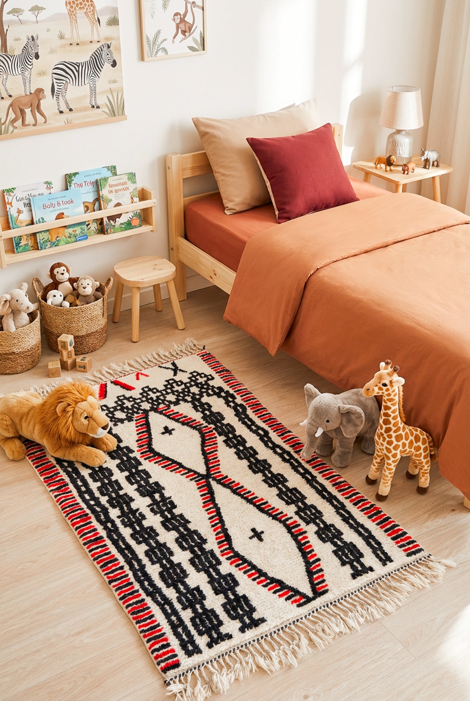 Colorful Berber rug 118 x 194 cm - No. 2392