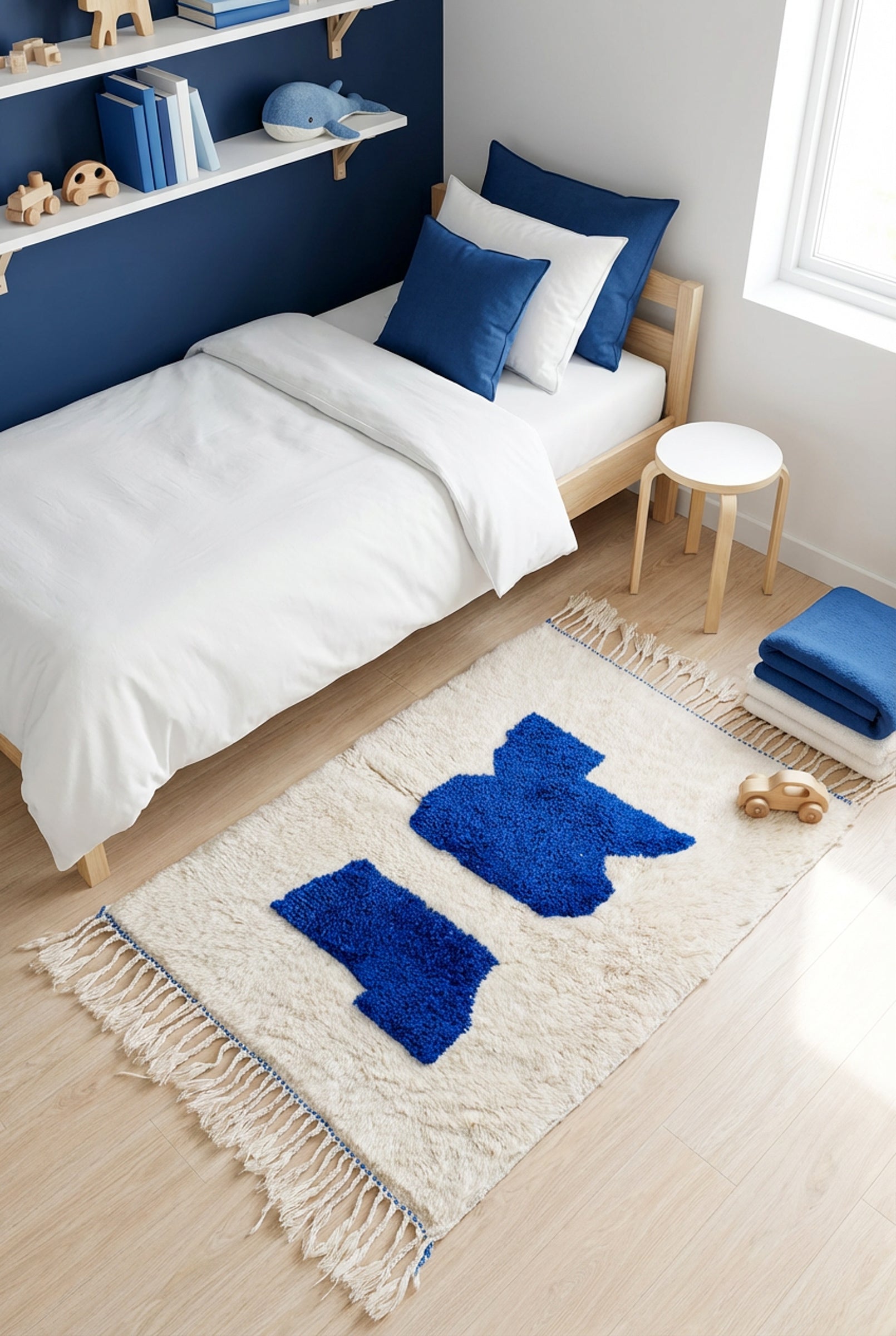 Tapis berbère coloré 105 x 170 cm - n°2447