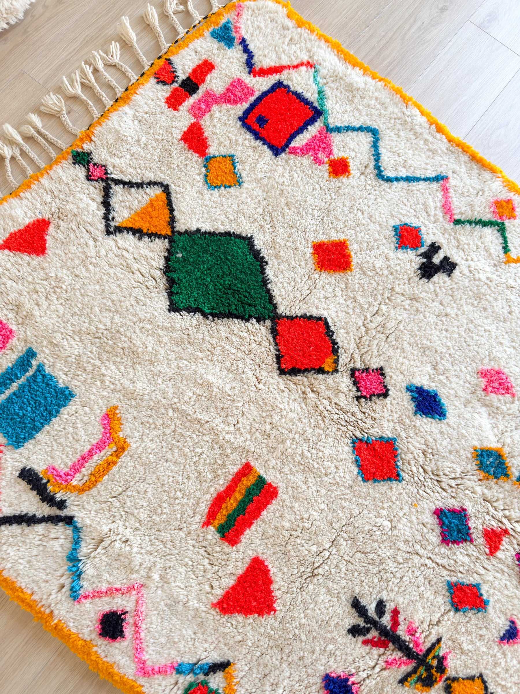 Tapis berbère coloré 147 x 233 cm - n°2570