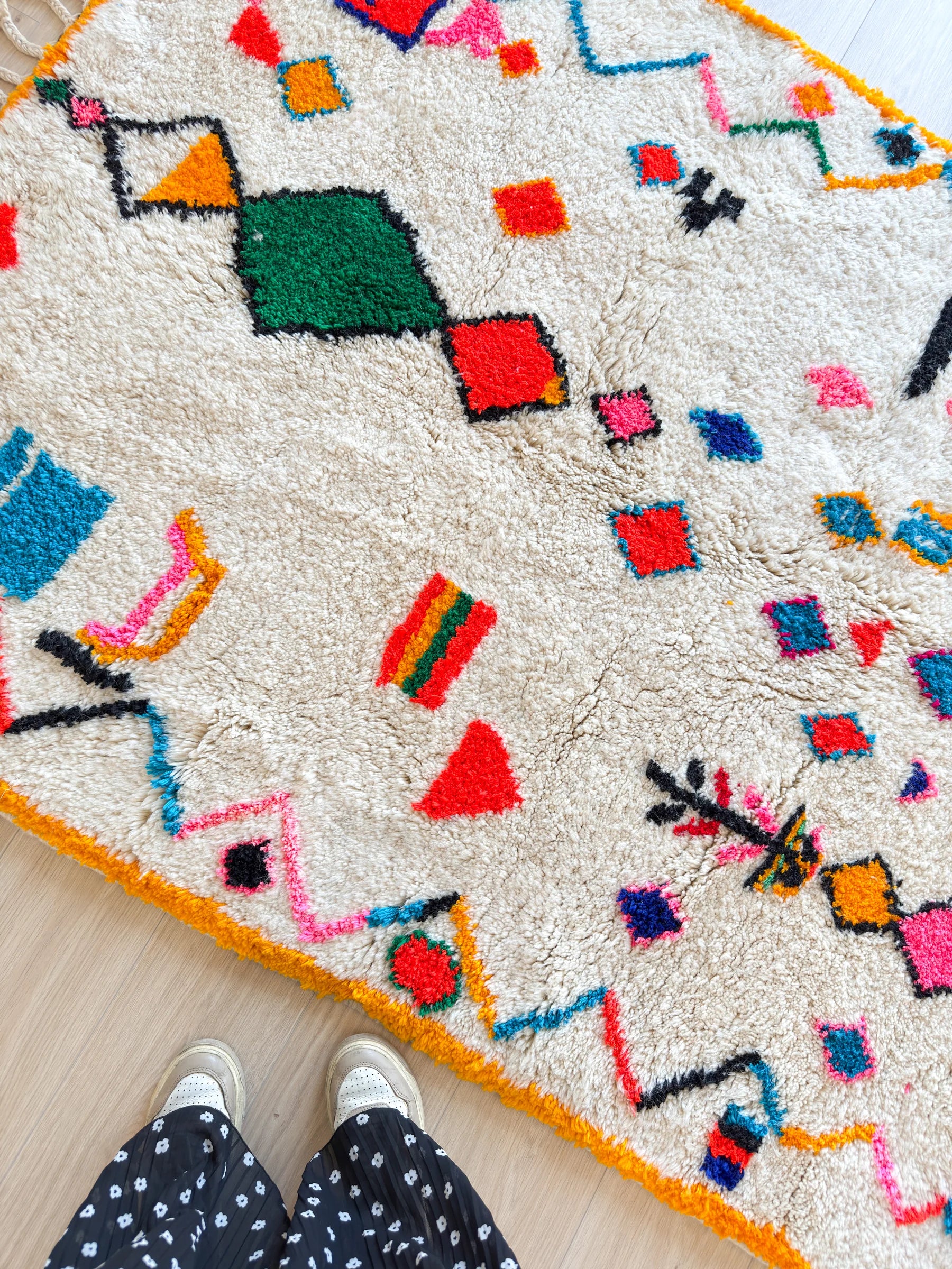 Tapis berbère coloré 147 x 233 cm - n°2570