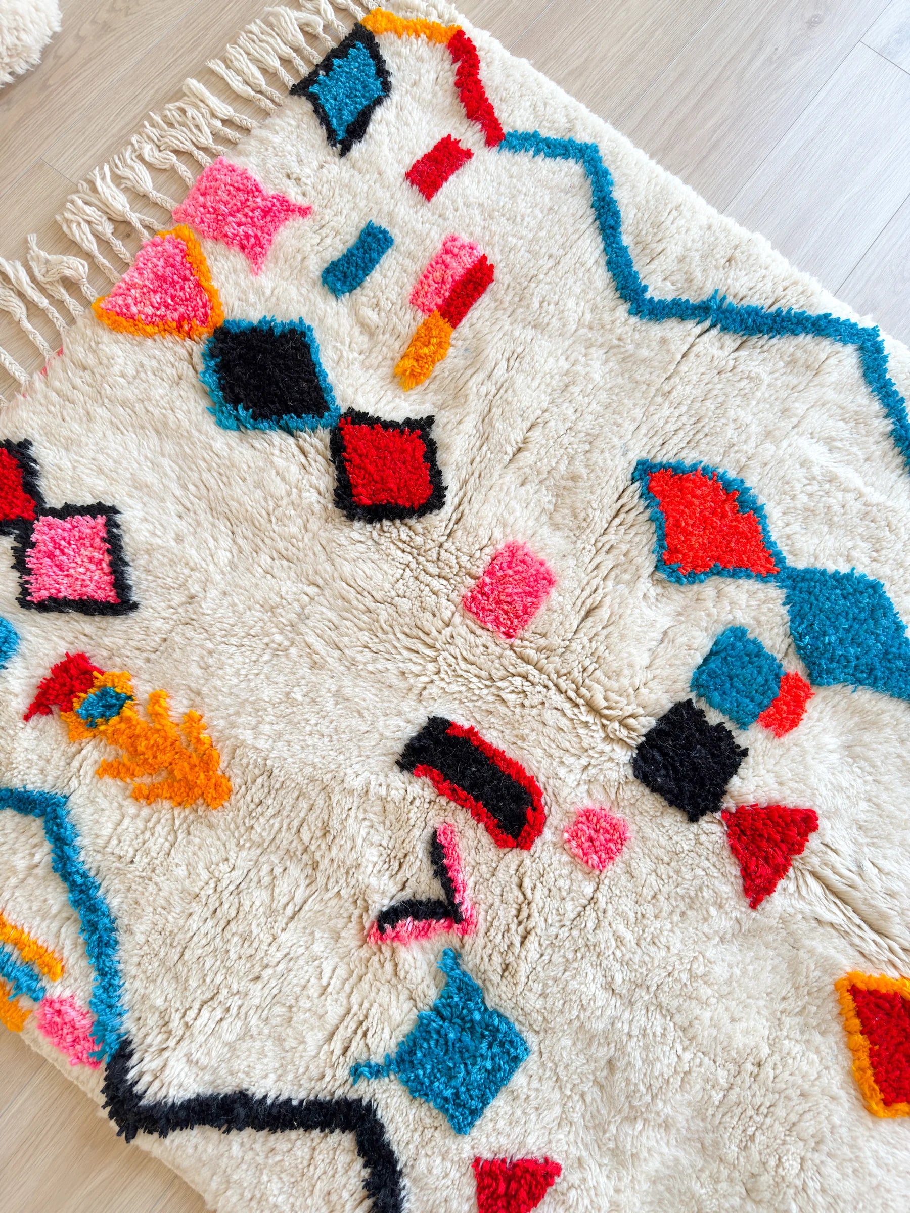 Tapis berbère coloré 137 x 250 cm - n°2566