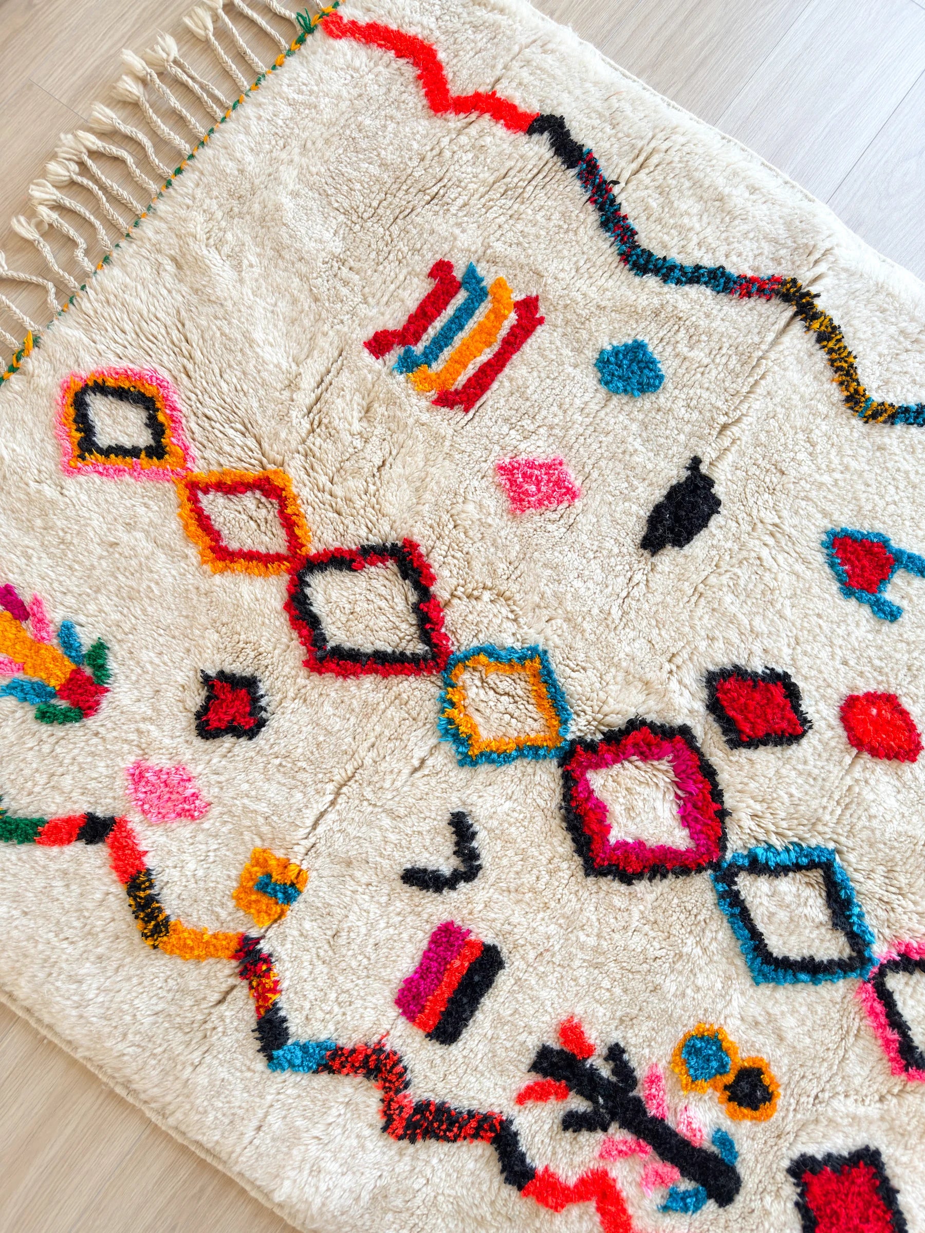 Tapis berbère coloré 144 x 230 cm - n°2571
