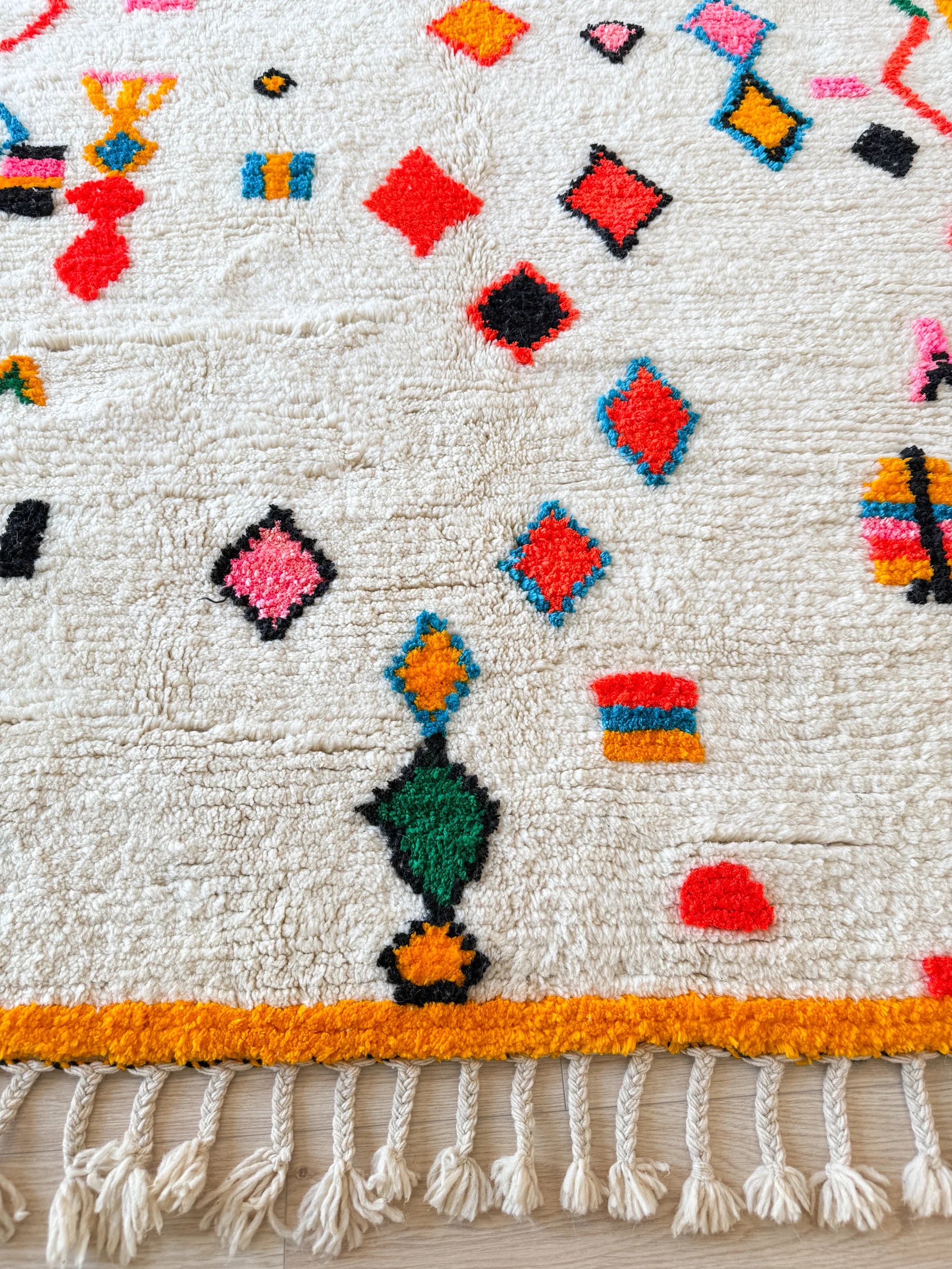 Tapis berbère coloré 157 x 223 cm - n°2544