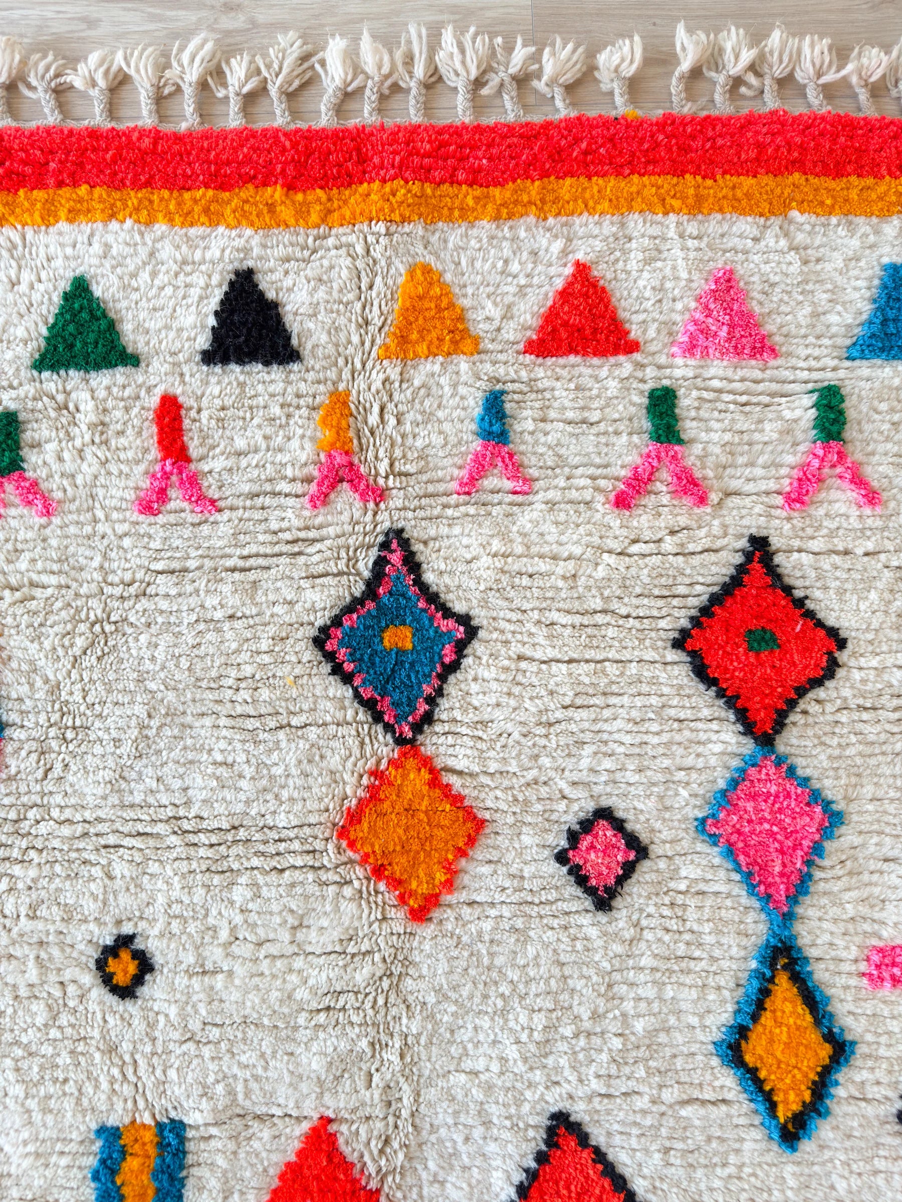 Tapis berbère coloré 157 x 223 cm - n°2544