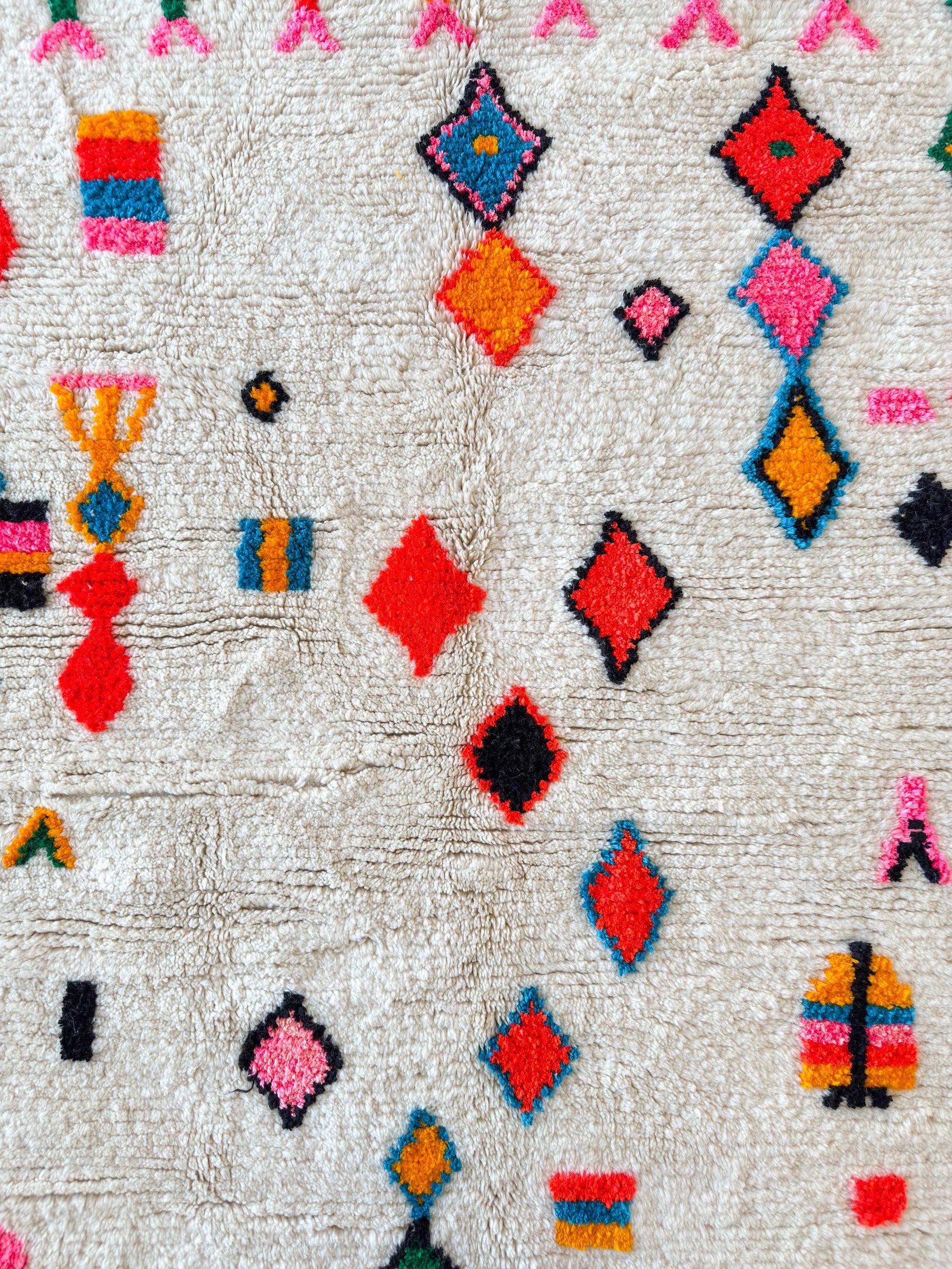 Tapis berbère coloré 157 x 223 cm - n°2544