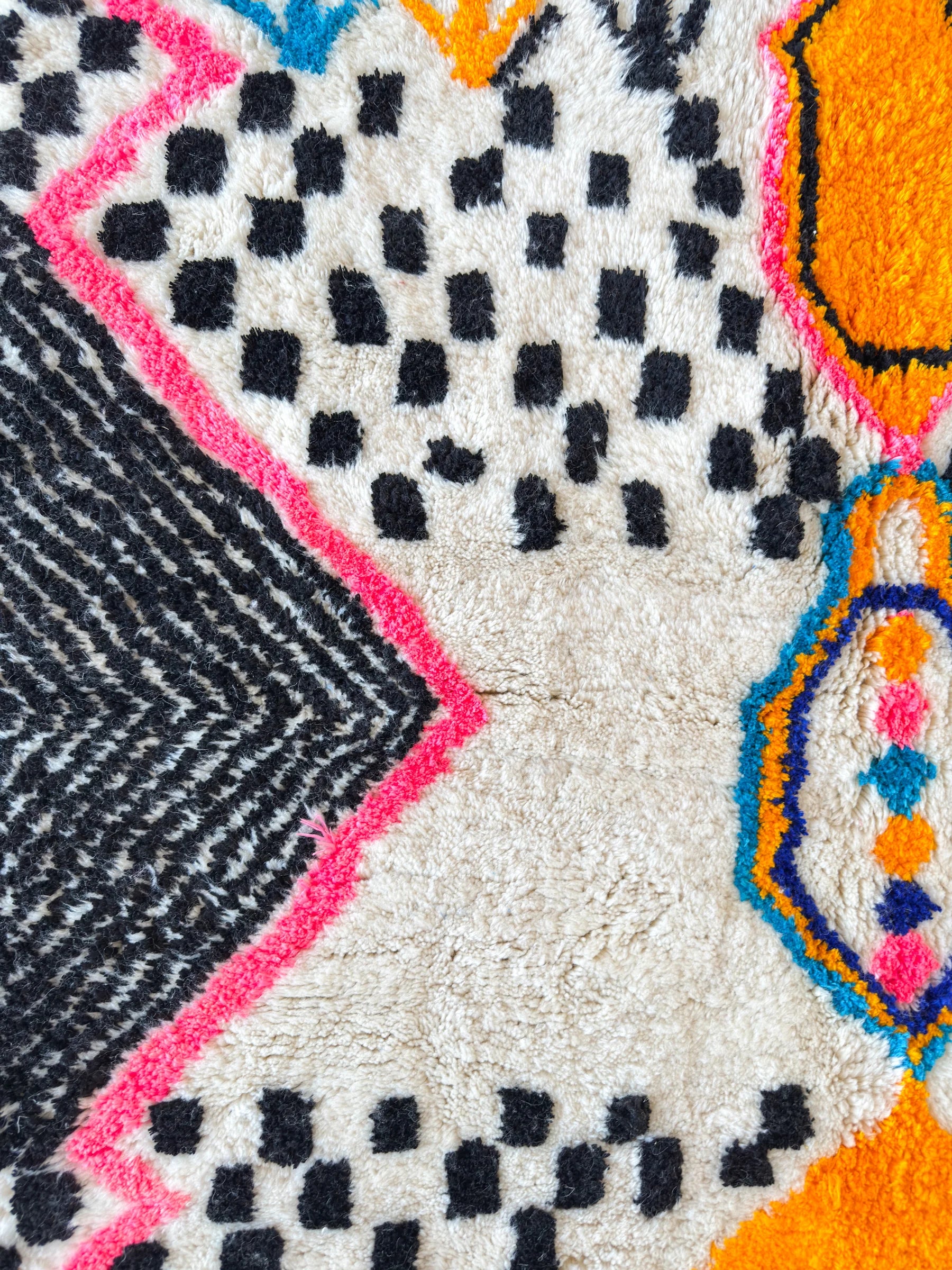 Tapis berbère coloré 153 x 231 cm - n°2538