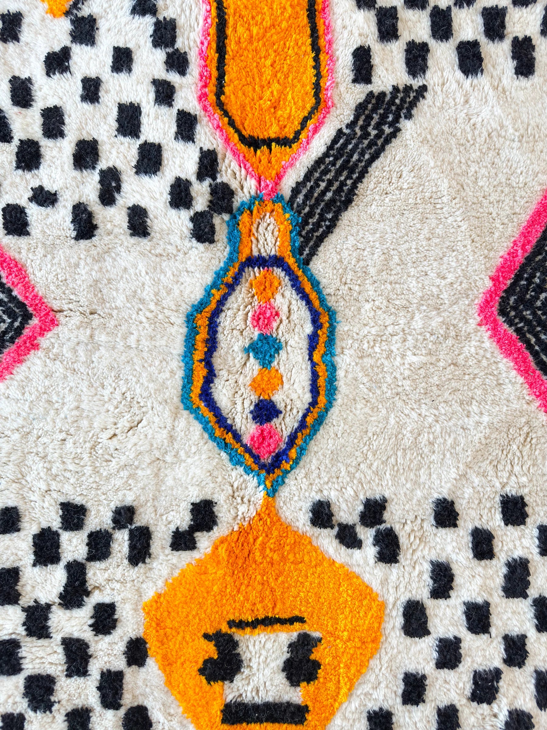 Tapis berbère coloré 153 x 231 cm - n°2538