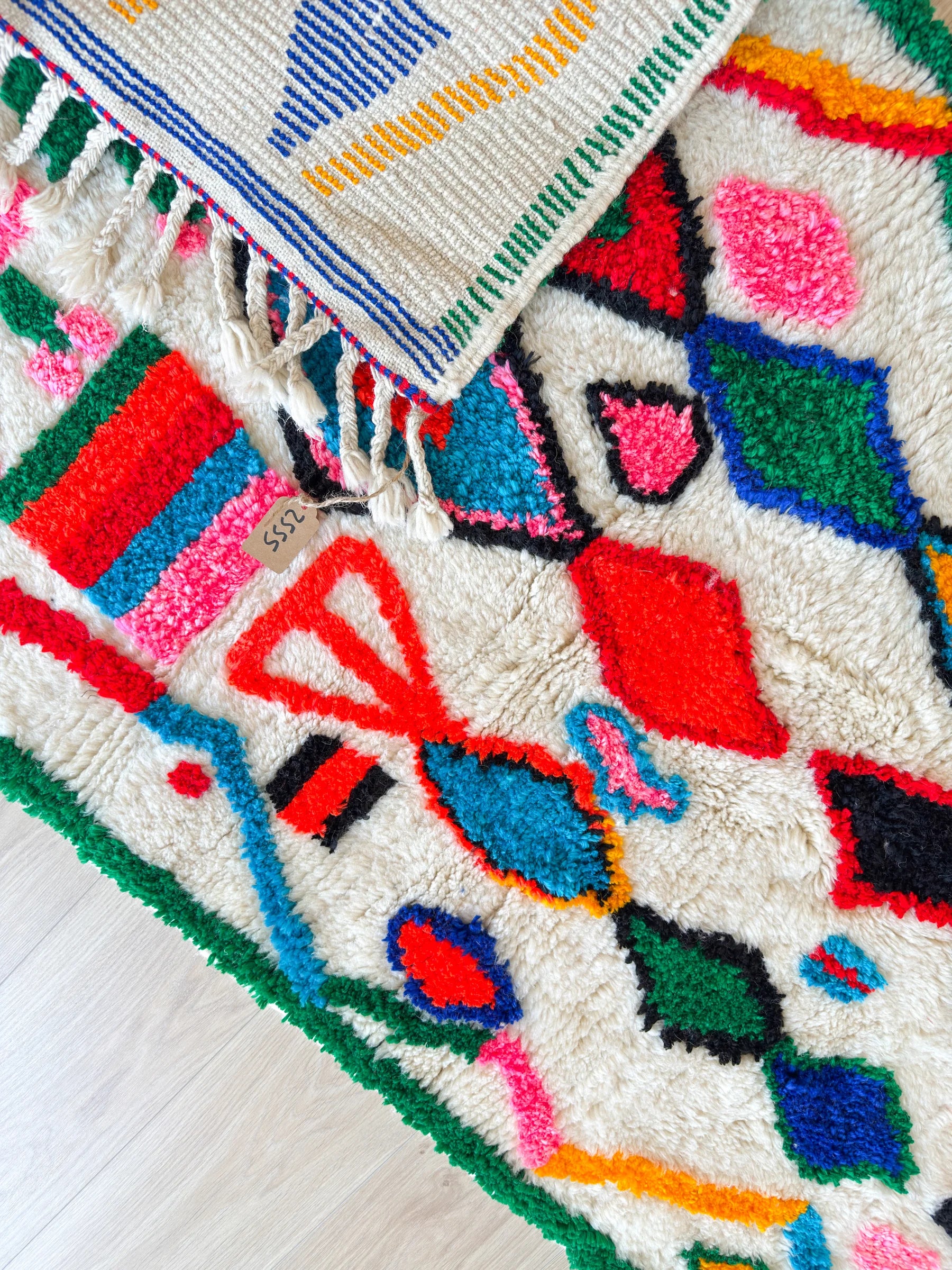 Tapis berbère coloré 97 x 163 cm - n°2555