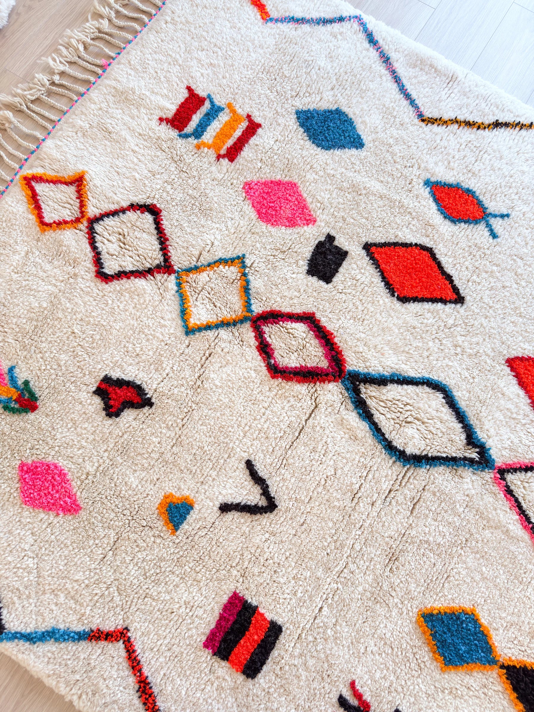 Tapis berbère coloré 199 x 320 cm - n°2557