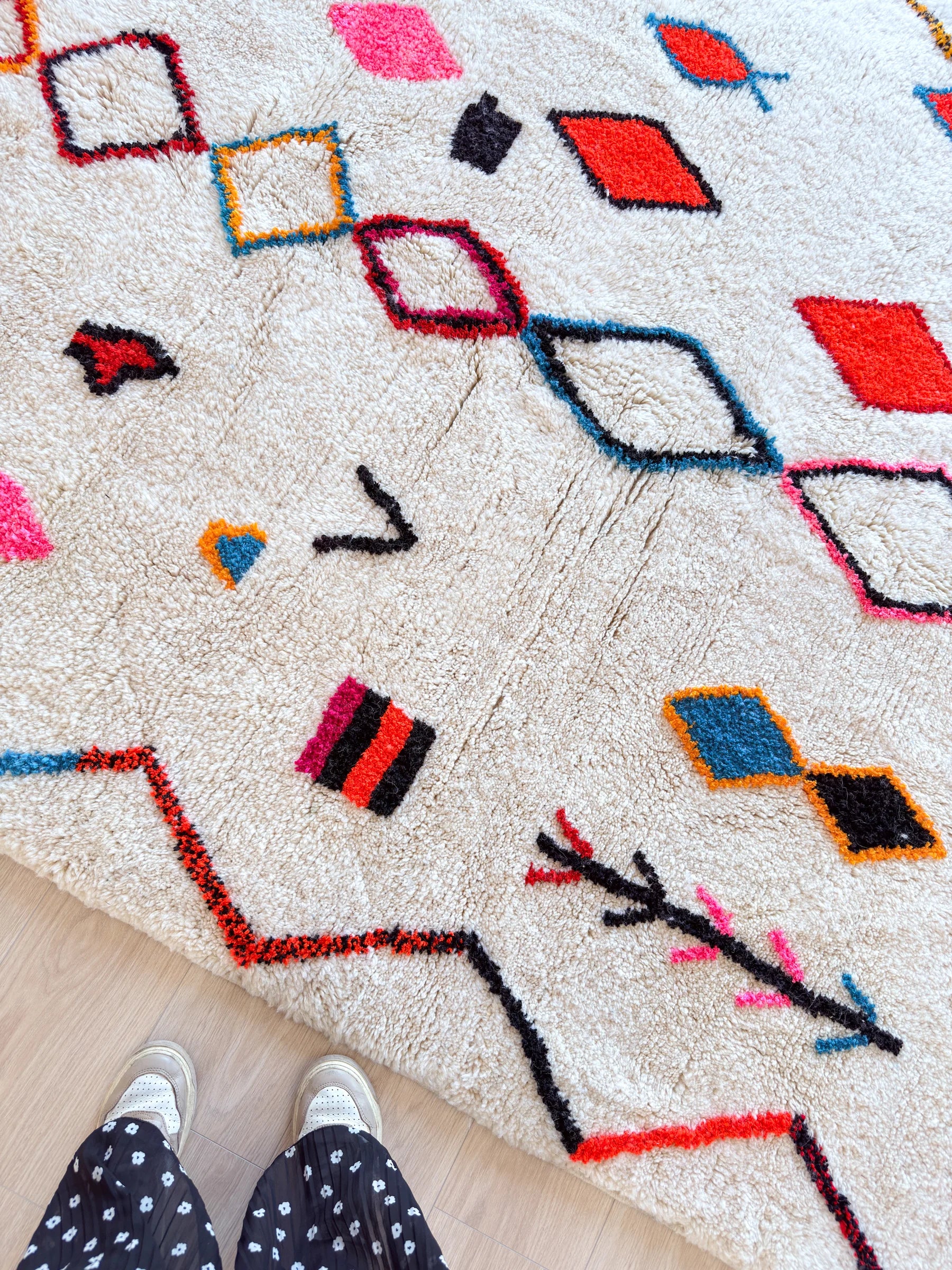 Tapis berbère coloré 199 x 320 cm - n°2557