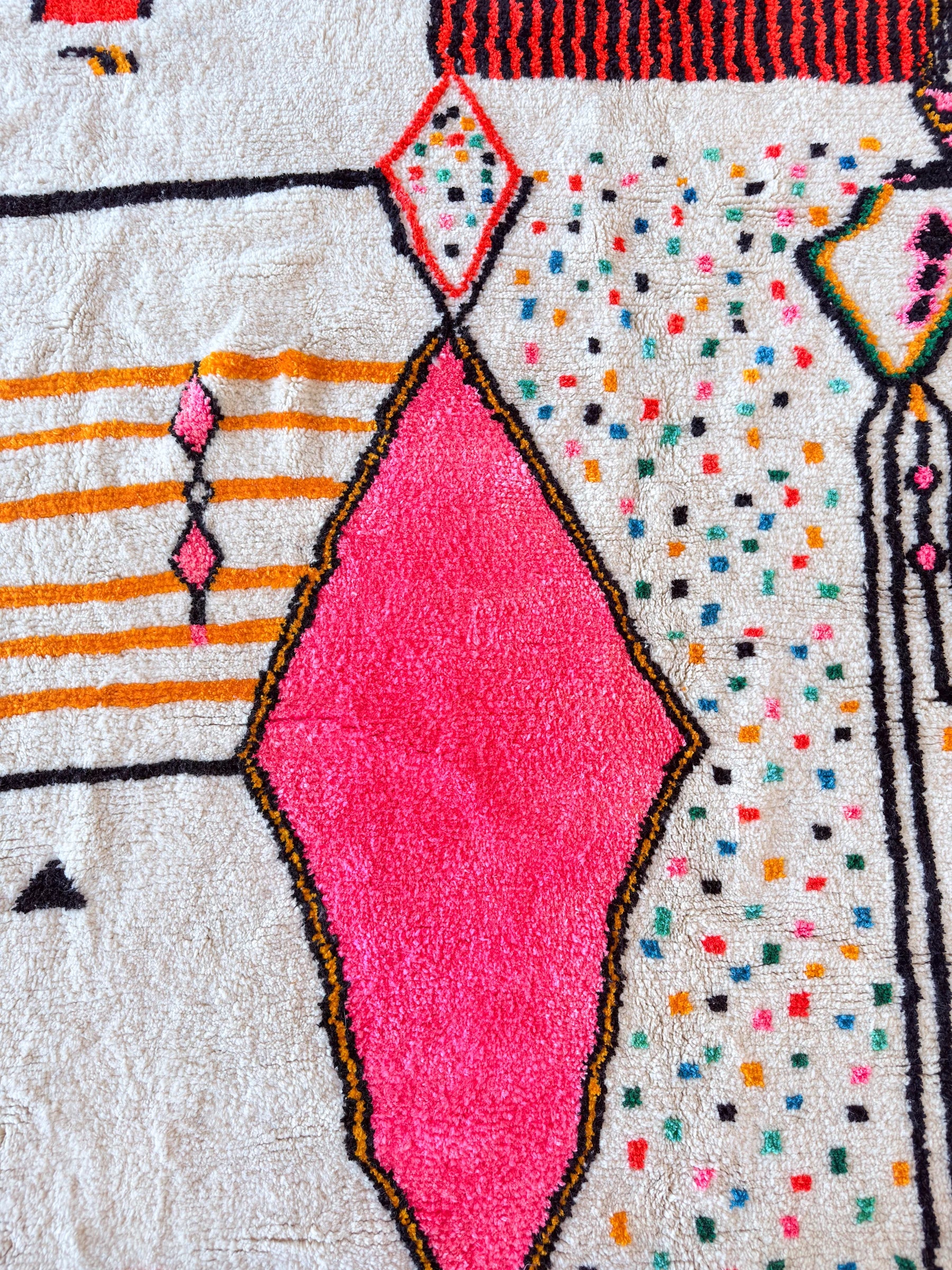 Tapis berbère coloré 255 x 362 cm - n°2541