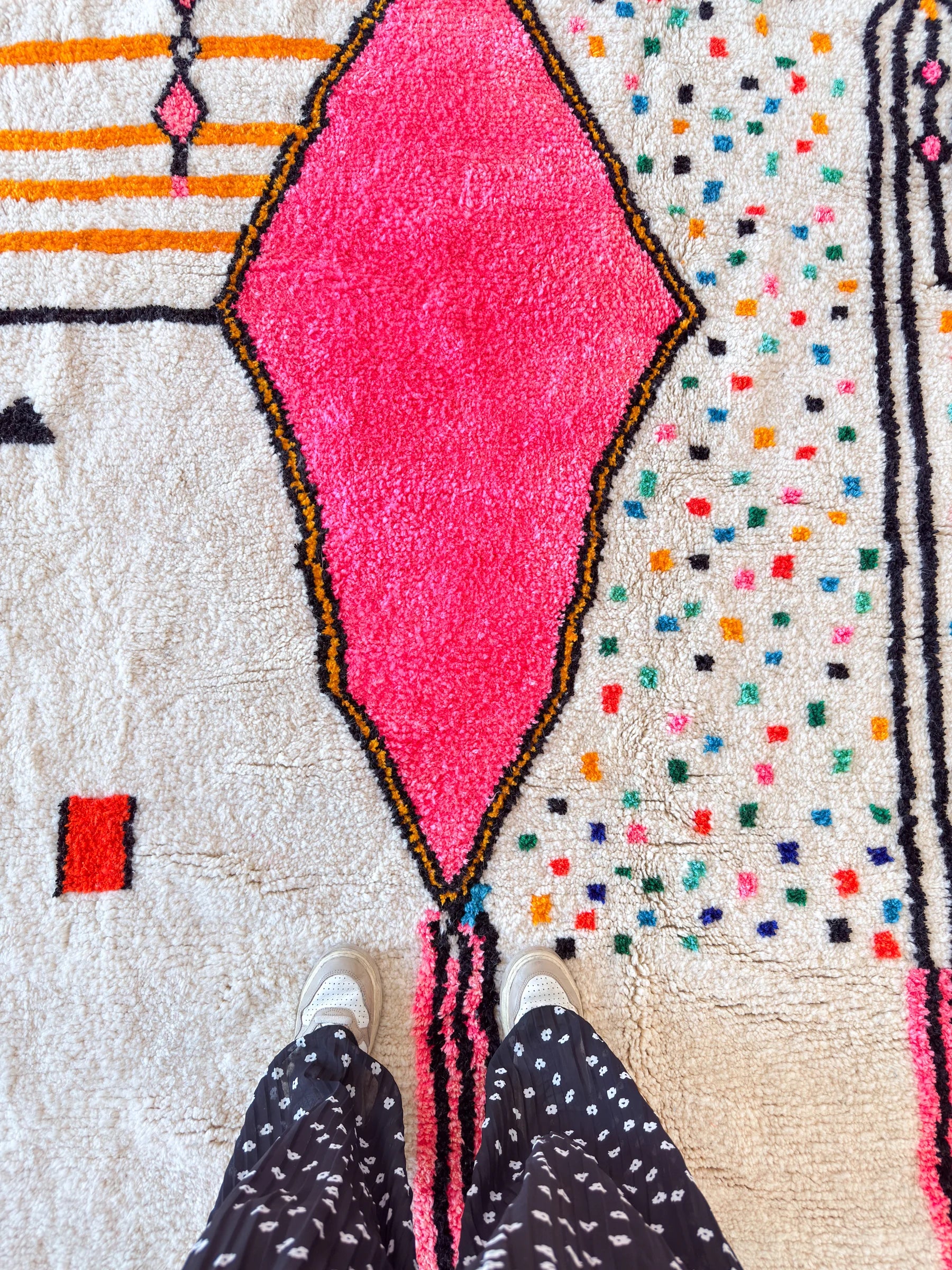 Tapis berbère coloré 255 x 362 cm - n°2541