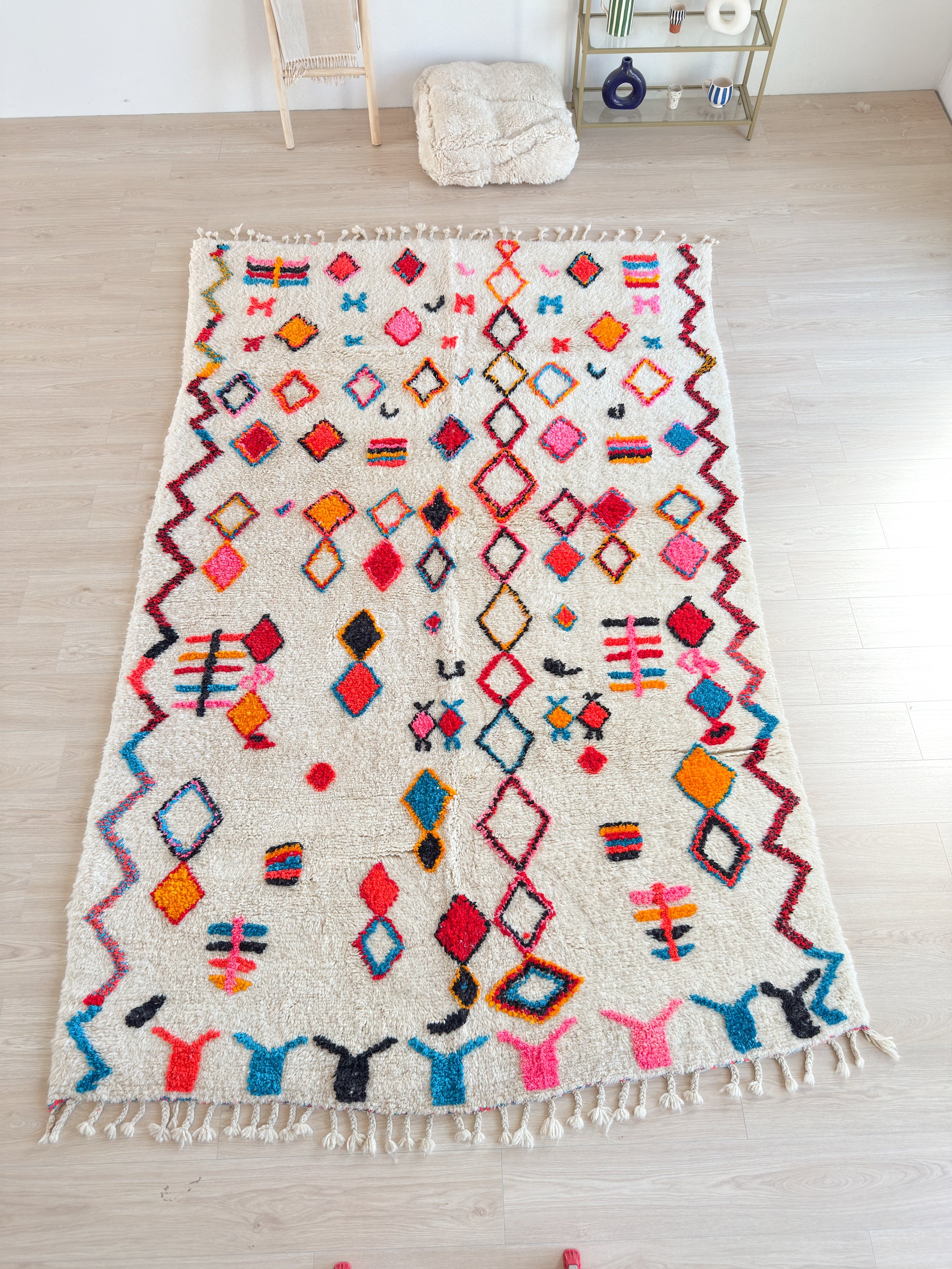 Tapis berbère coloré 207 x 334 cm - n°2276