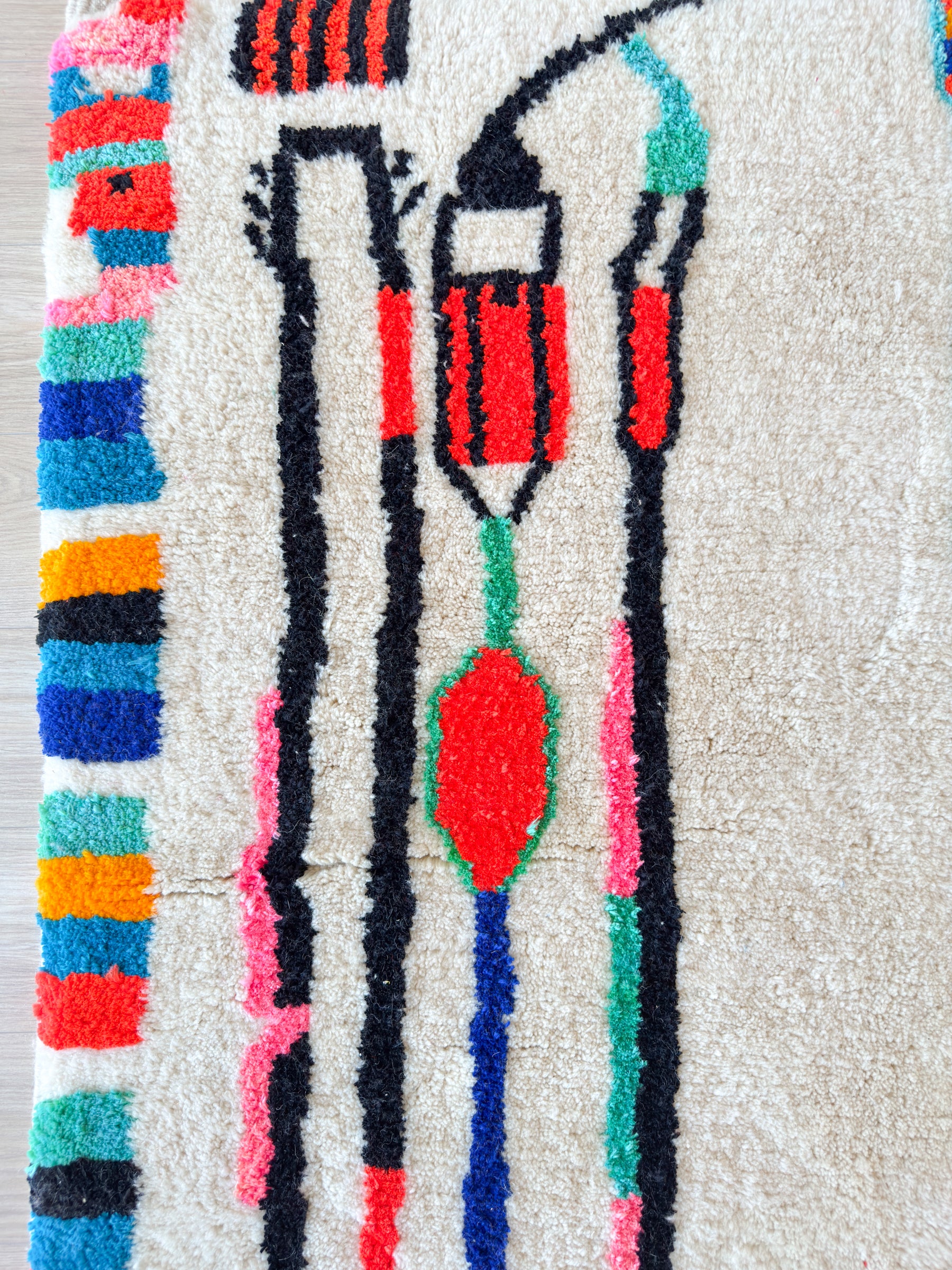 Tapis berbère coloré 155 x 277 cm - n°2579