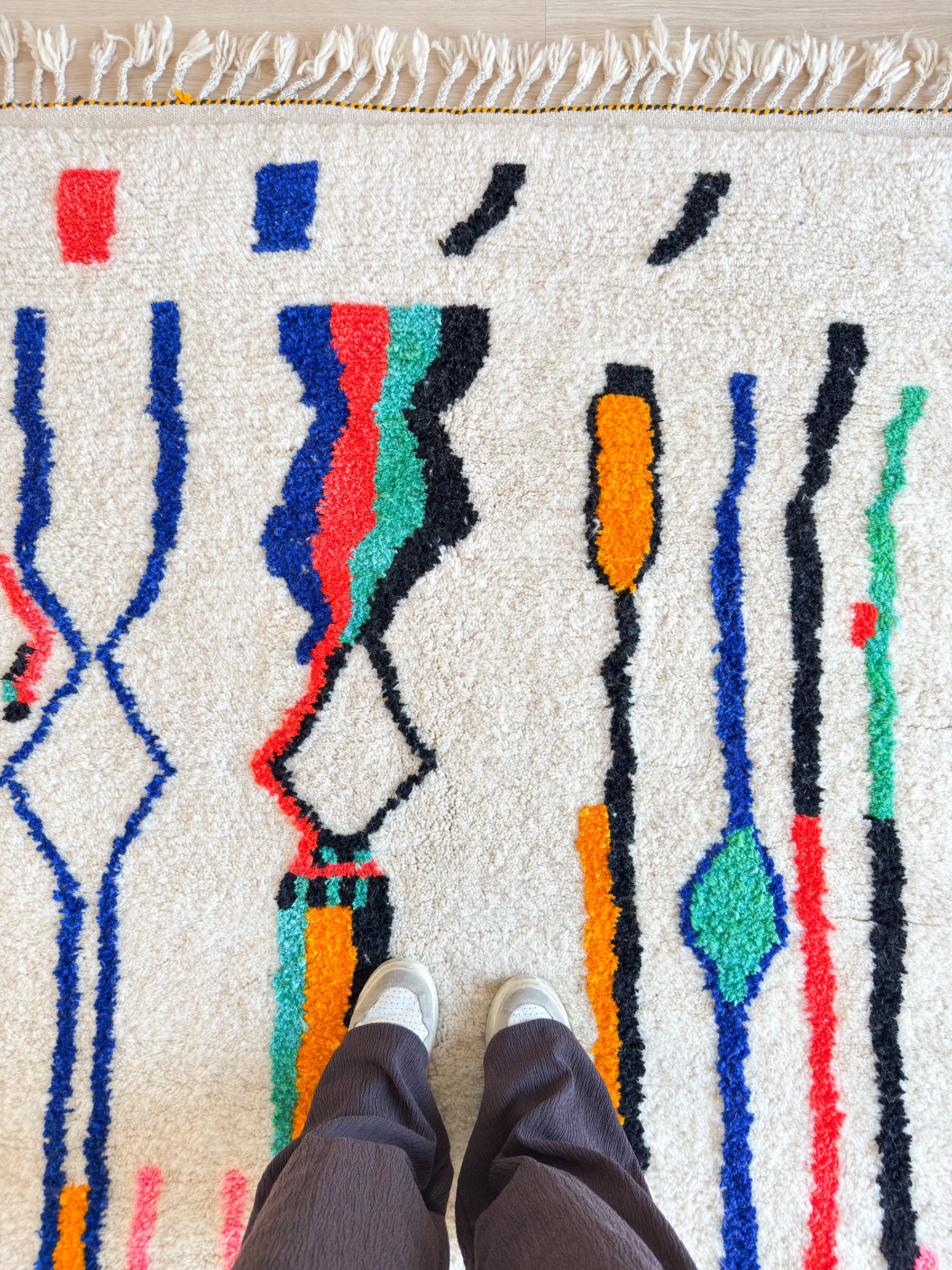 Tapis berbère coloré 155 x 277 cm - n°2579