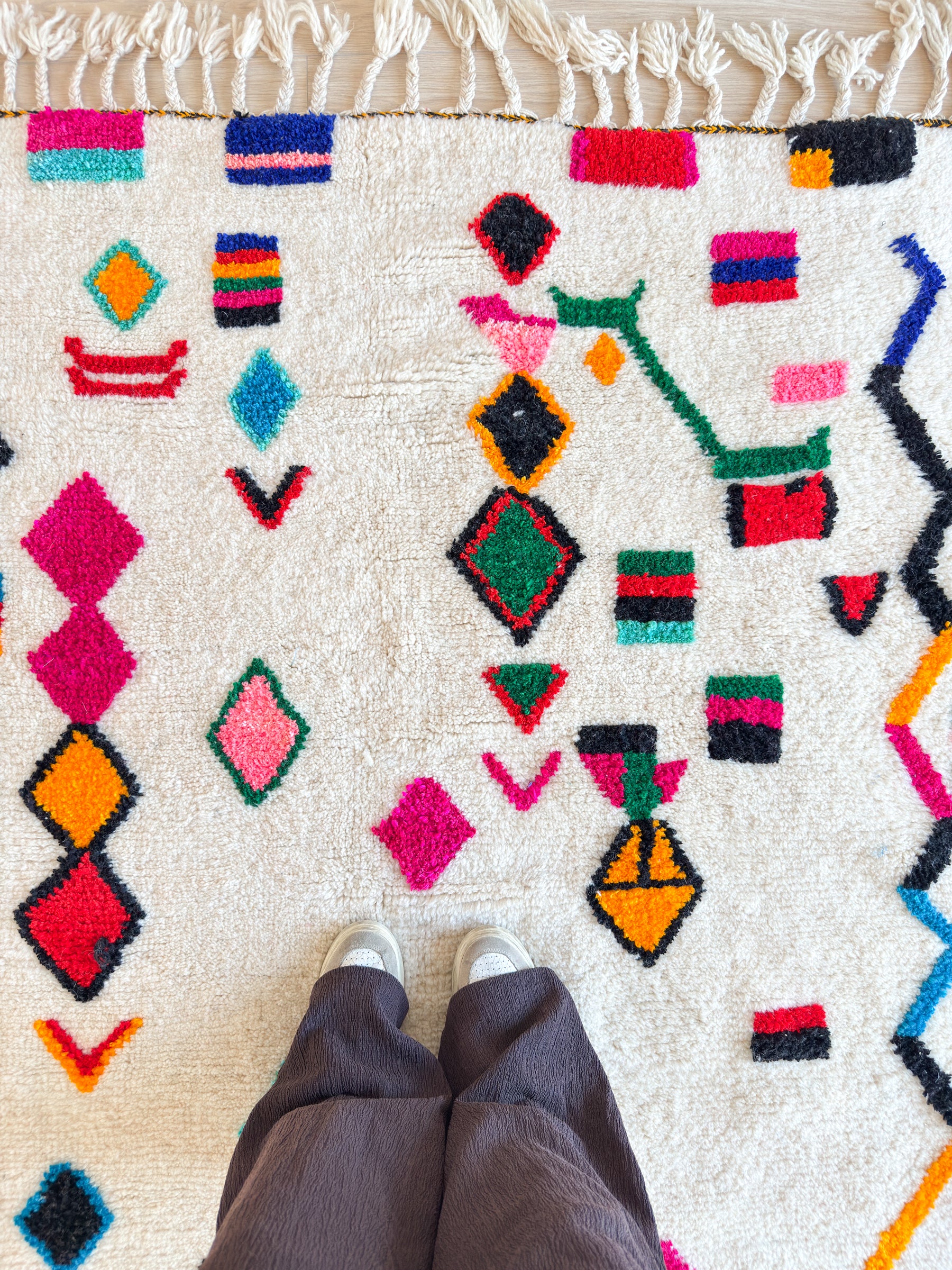 Tapis berbère coloré 146 x 248 cm - n°2592