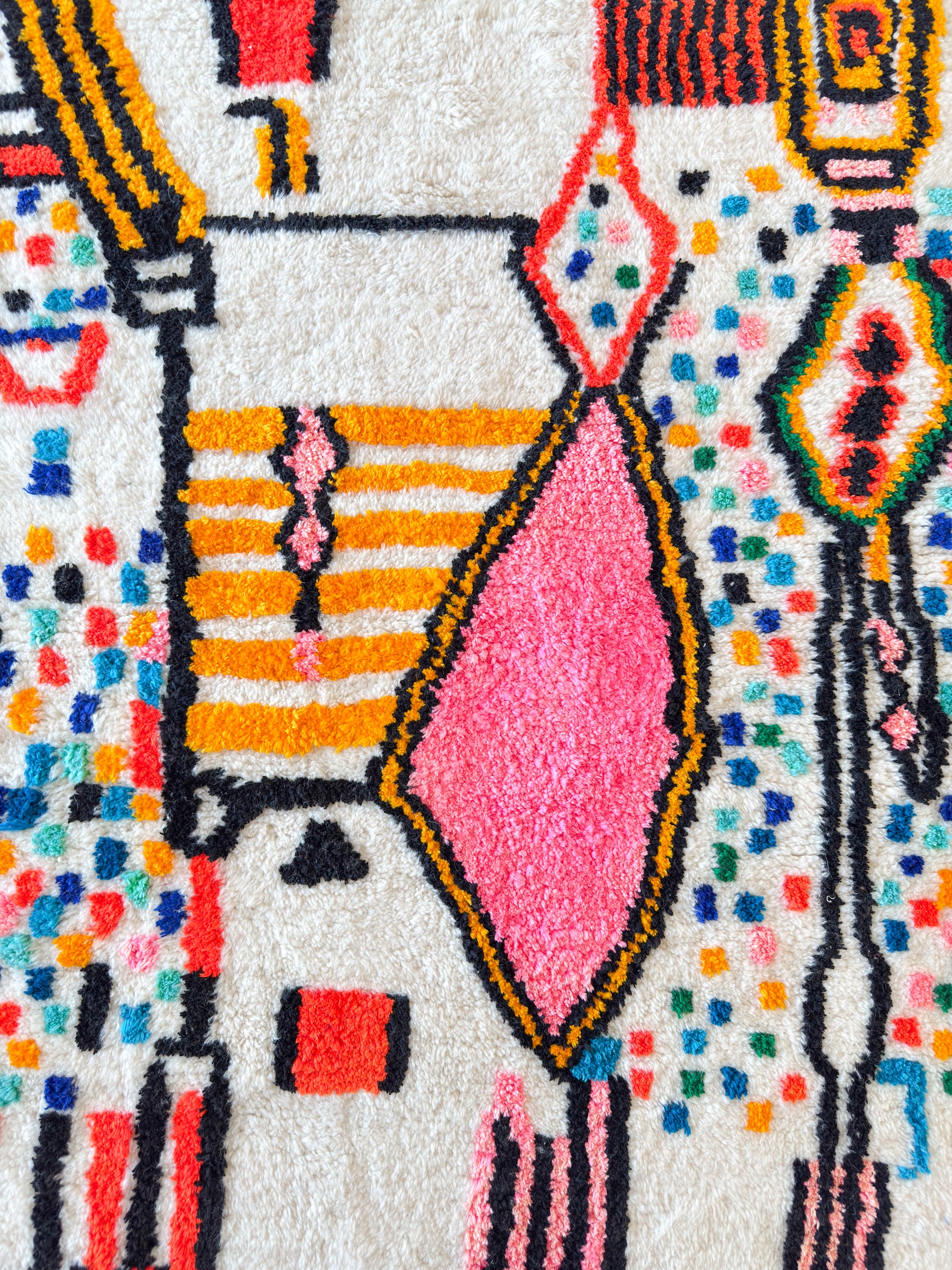 Tapis berbère coloré 101 x 179 cm - n°2593