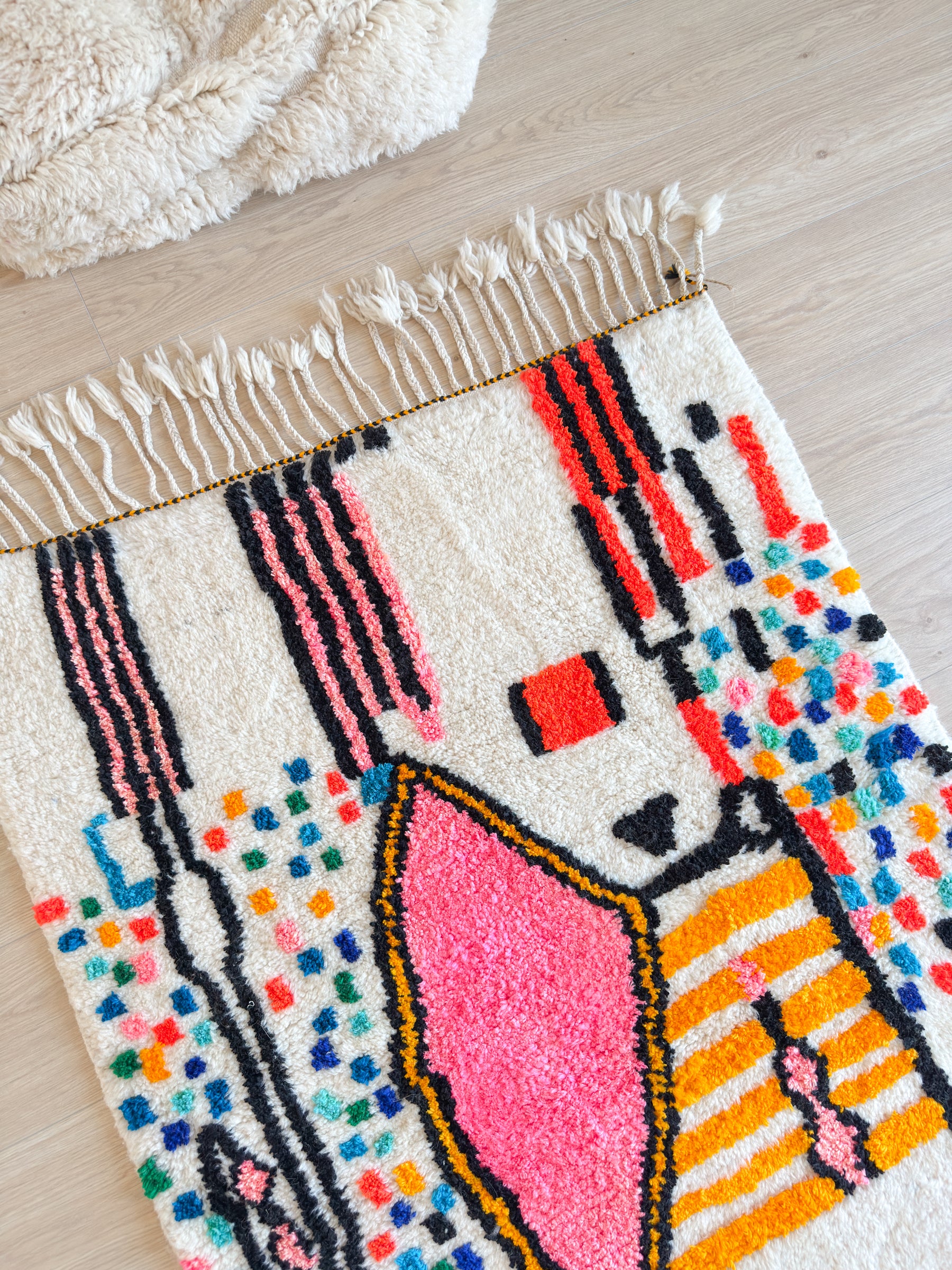 Tapis berbère coloré 101 x 179 cm - n°2593