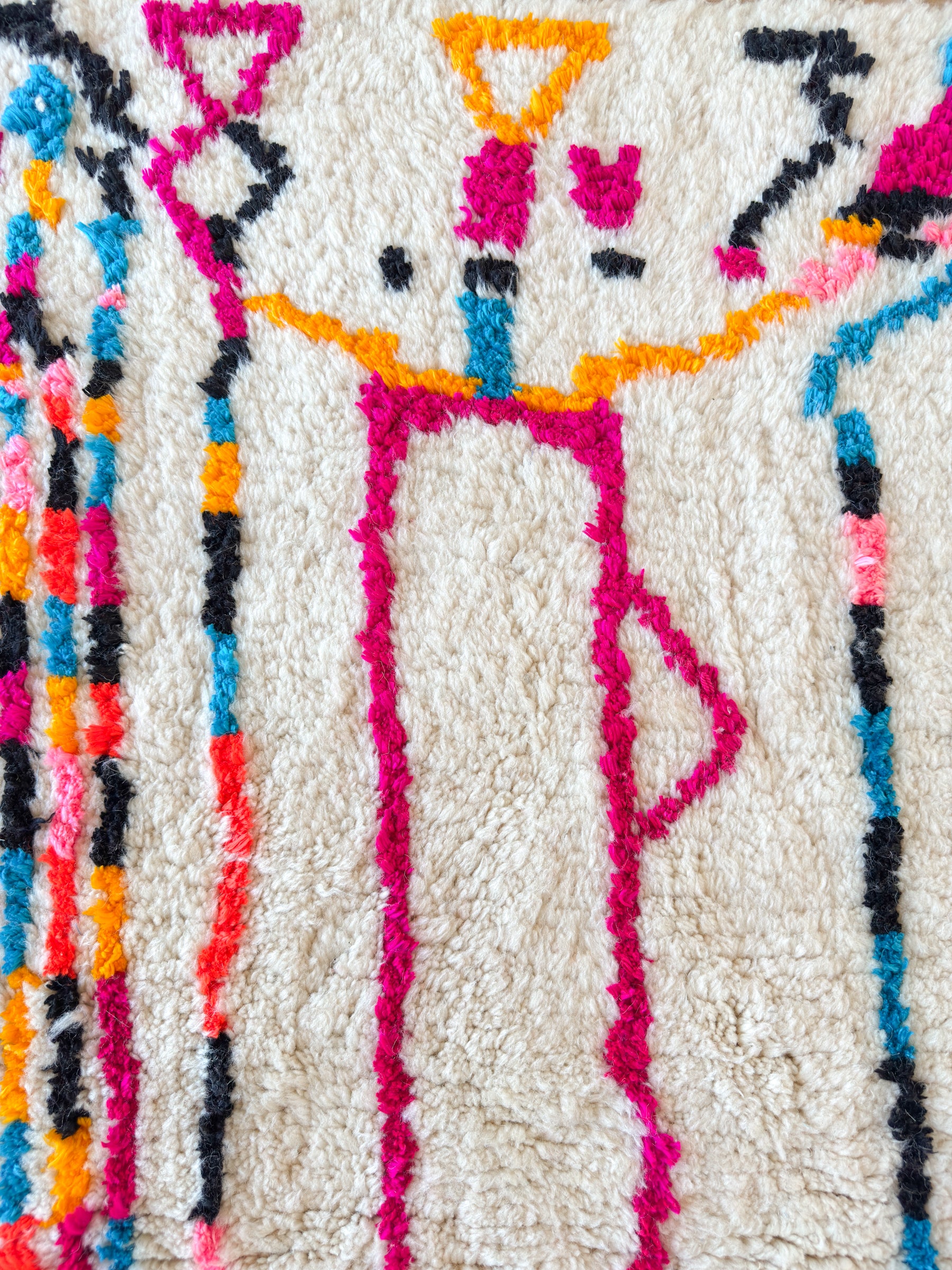 Tapis berbère coloré 107 x 173 cm - n°2602