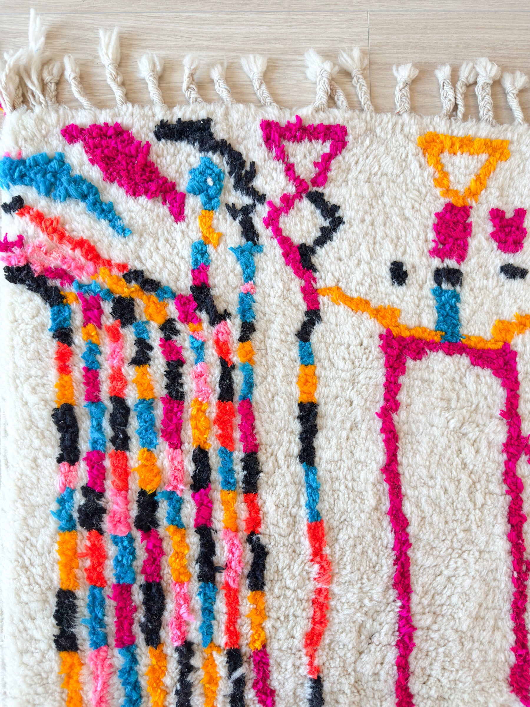 Tapis berbère coloré 107 x 173 cm - n°2602