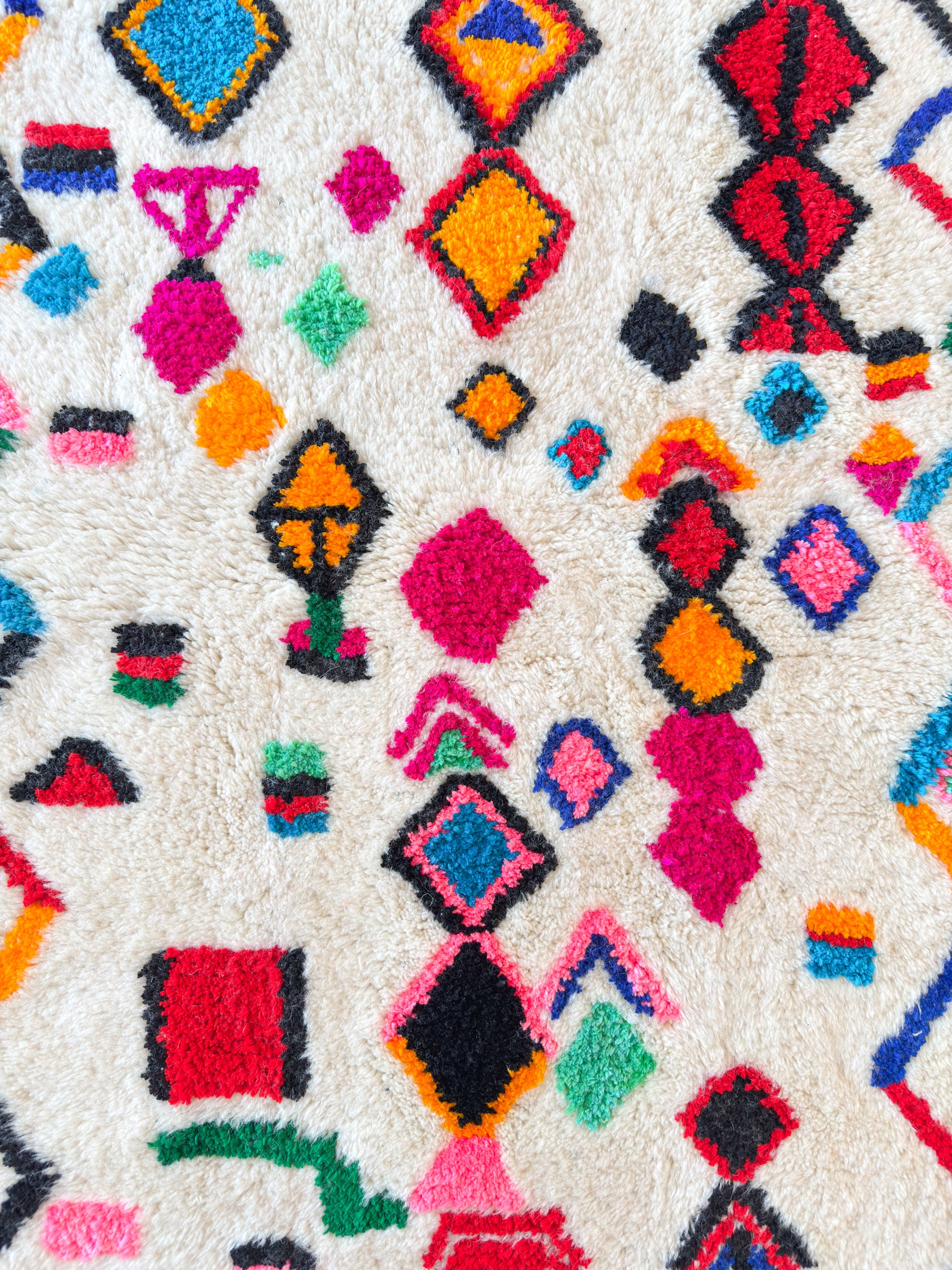 Tapis berbère coloré 98 x 161 cm - n°2603