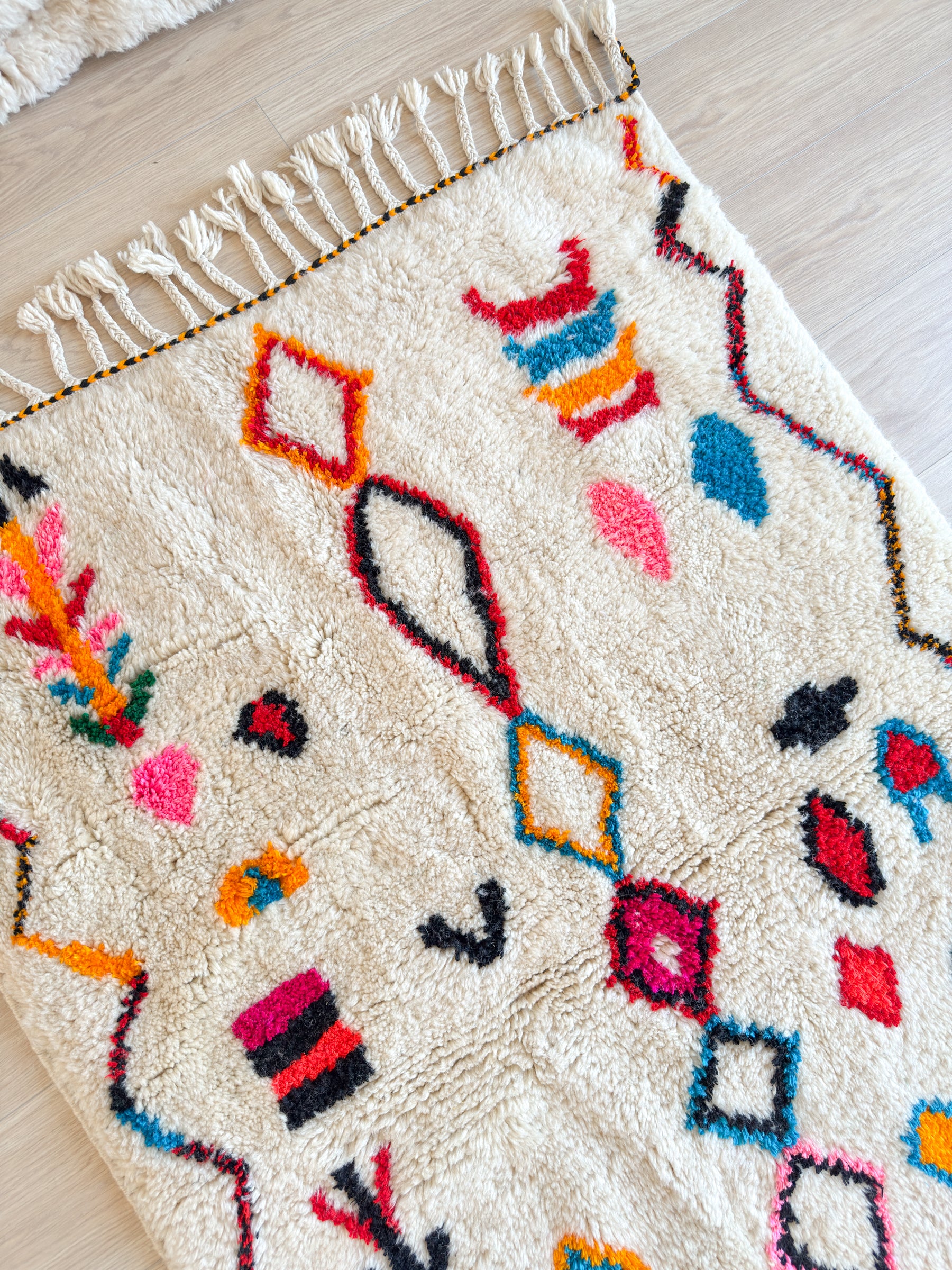 Tapis berbère coloré 109 x 178 cm - n°2577