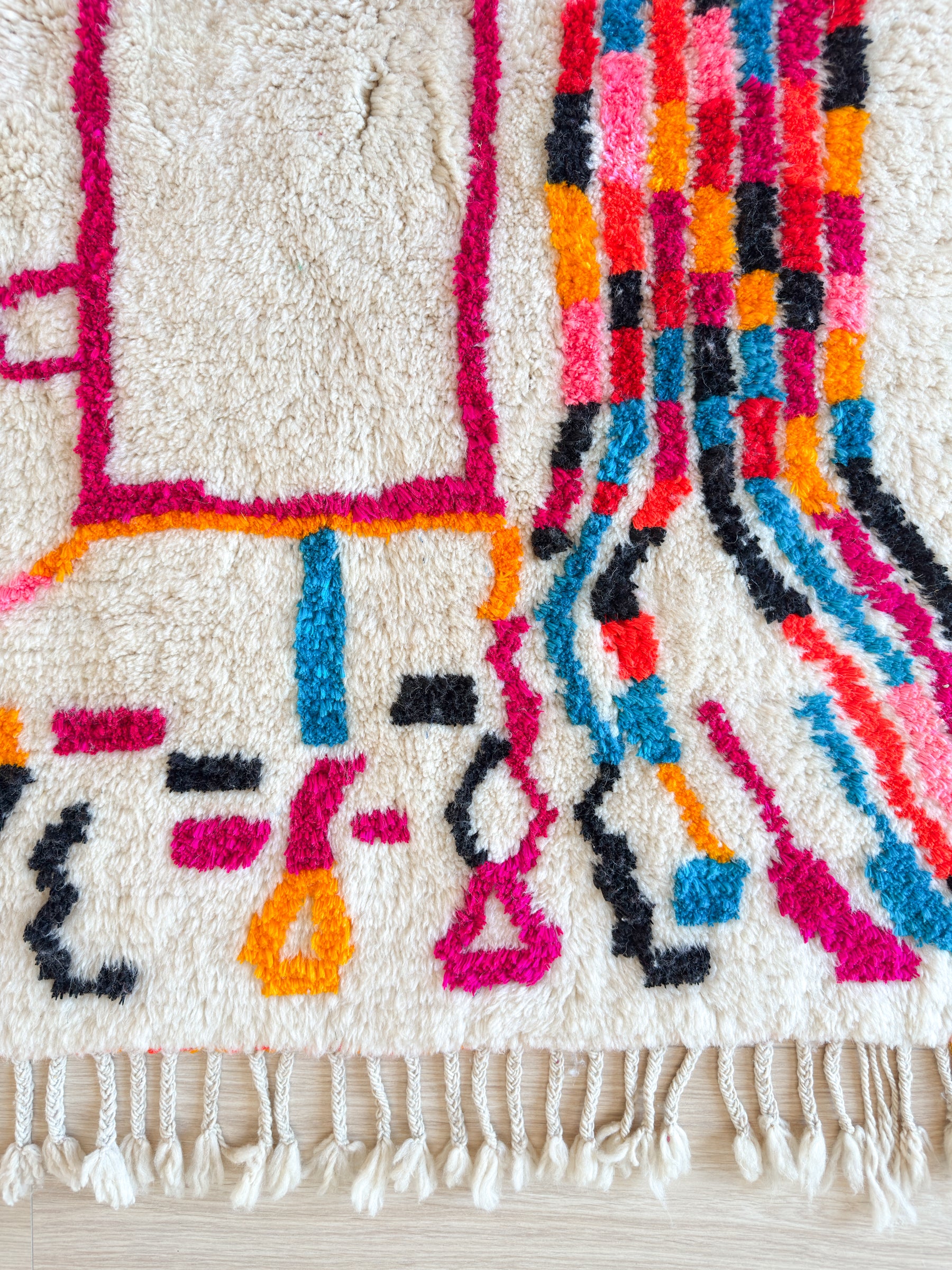 Tapis berbère coloré 108 x 177 cm - n°2609