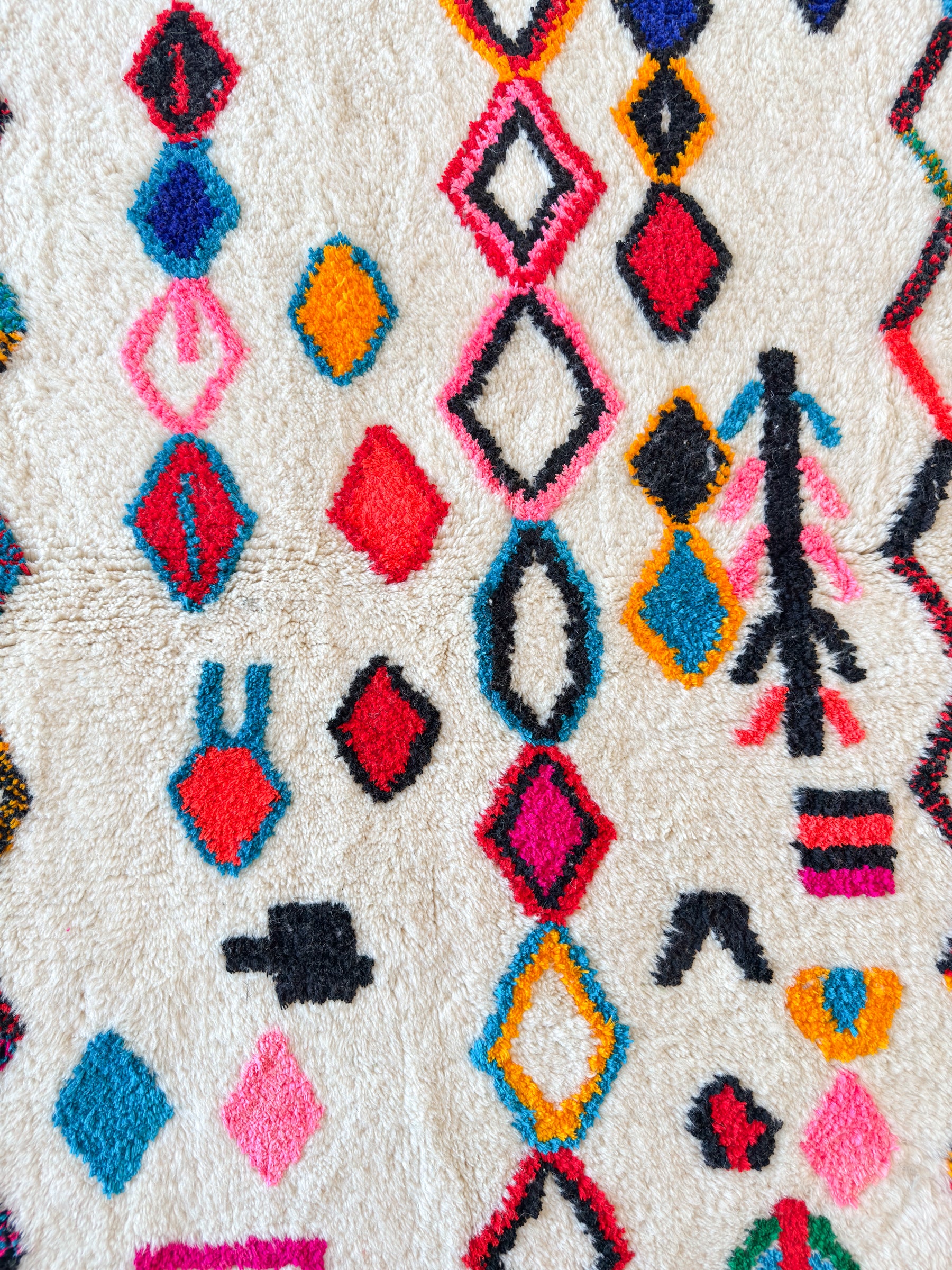 Tapis berbère coloré 107 x 171 cm - n°2586