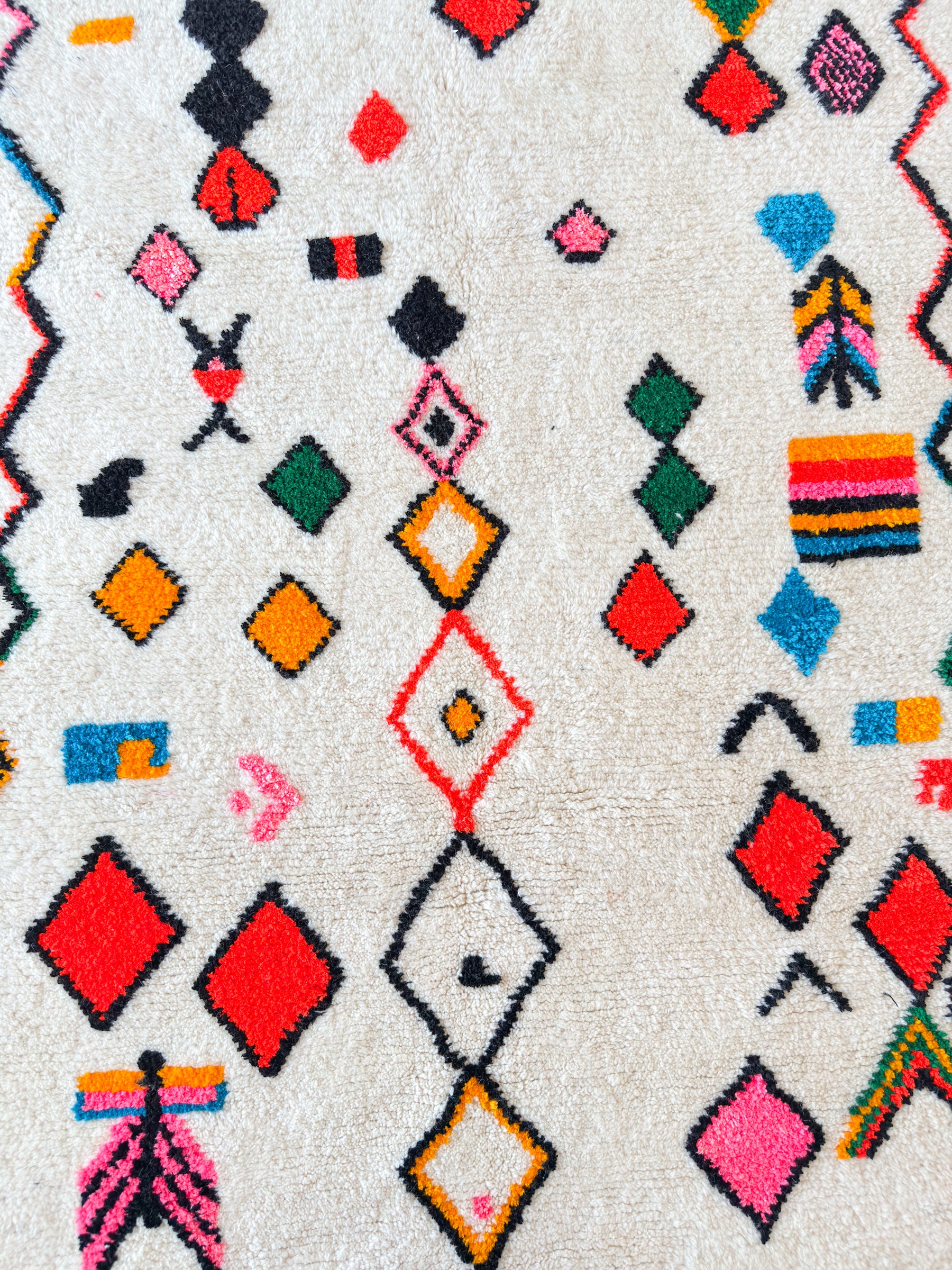Tapis berbère coloré 156 x 220 cm - n°2595