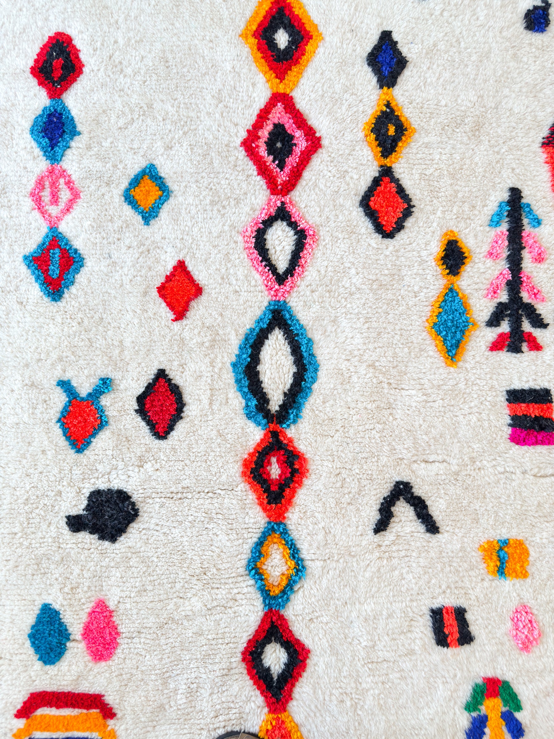 Tapis berbère coloré 148 x 218 cm - n°2588