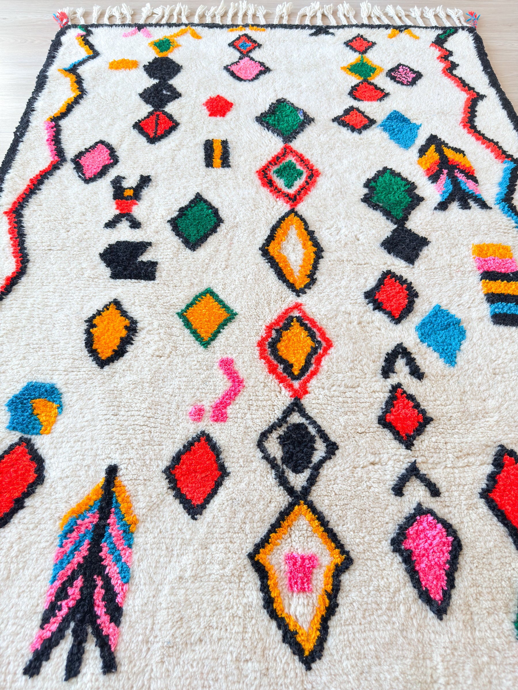 Tapis berbère coloré 144 x 229 cm - n°2580