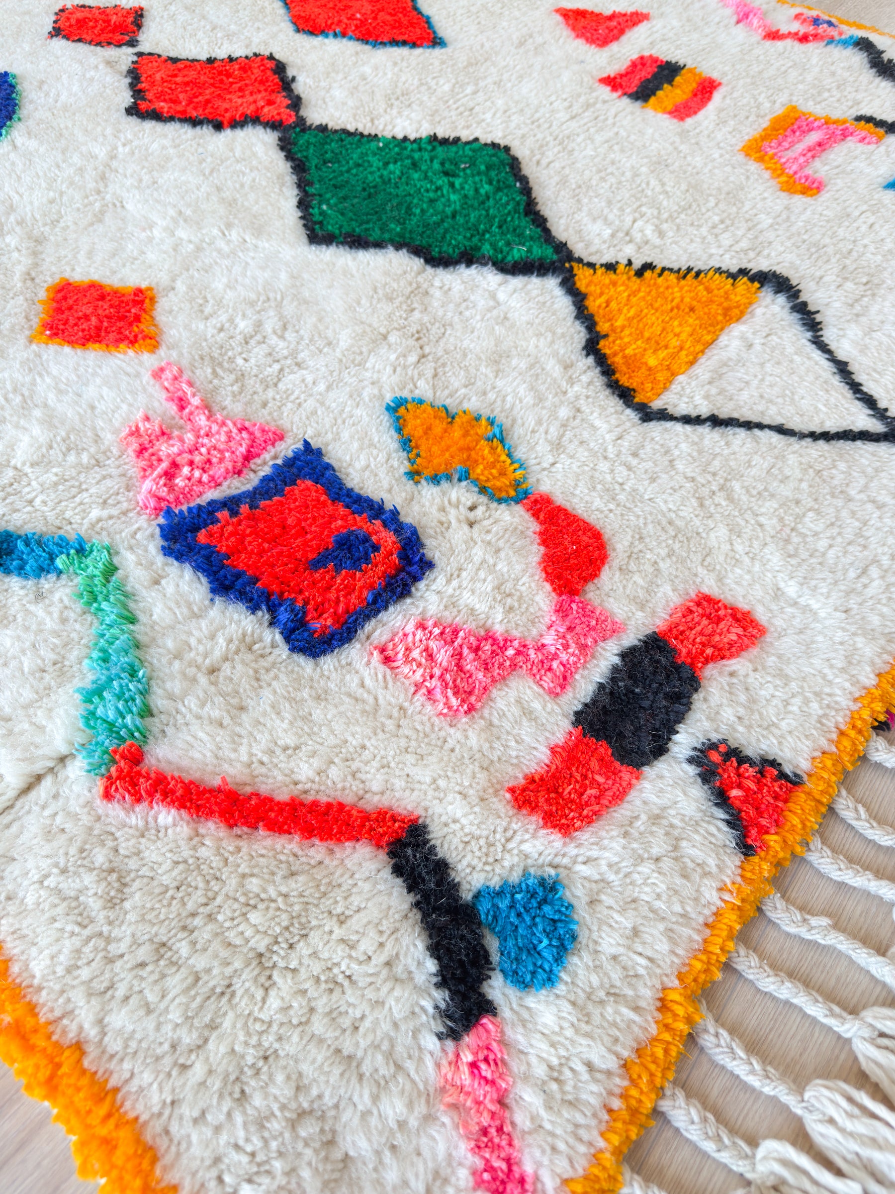 Tapis berbère coloré 160 x 239 cm - n°2590