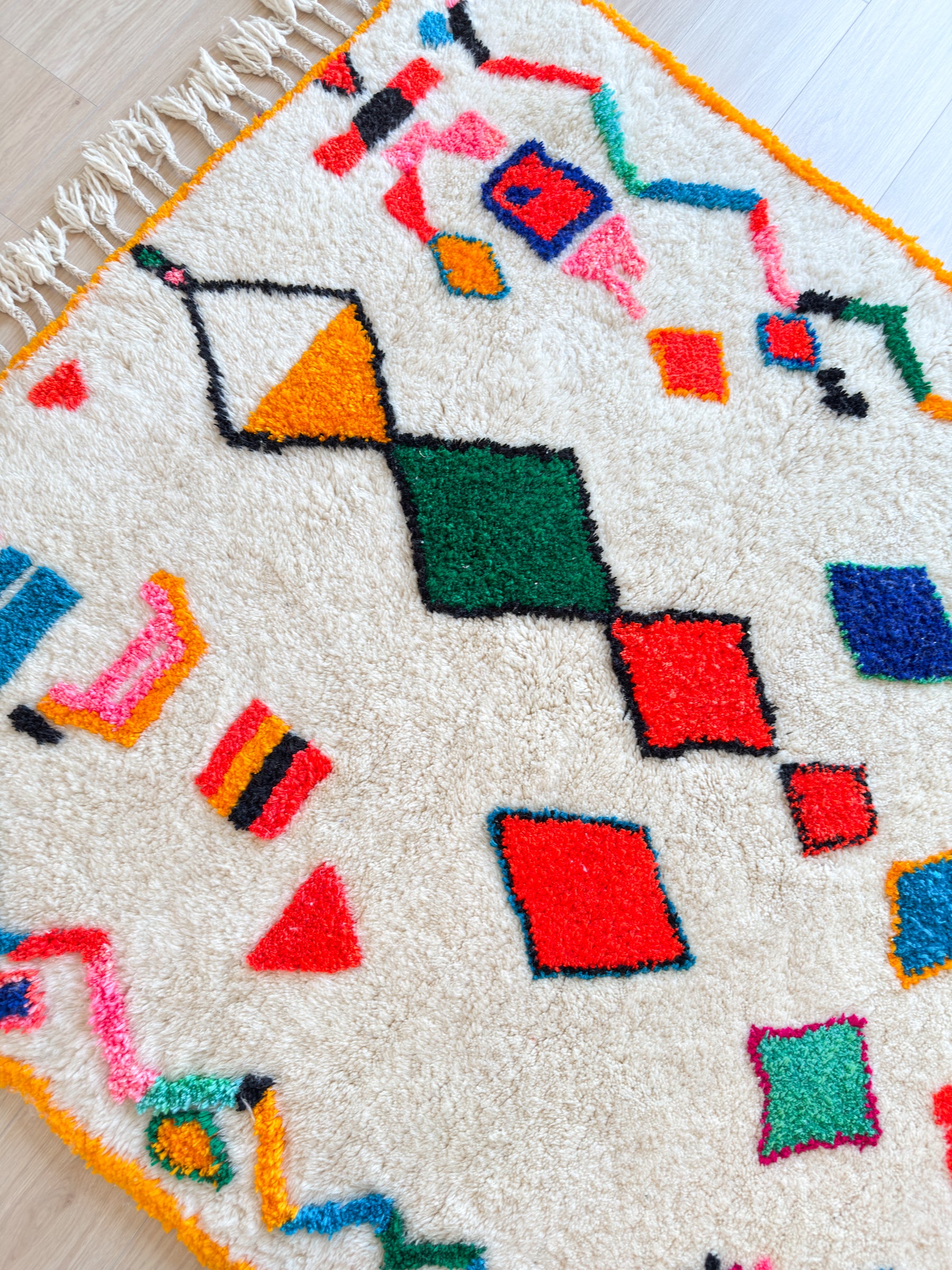 Tapis berbère coloré 160 x 239 cm - n°2590