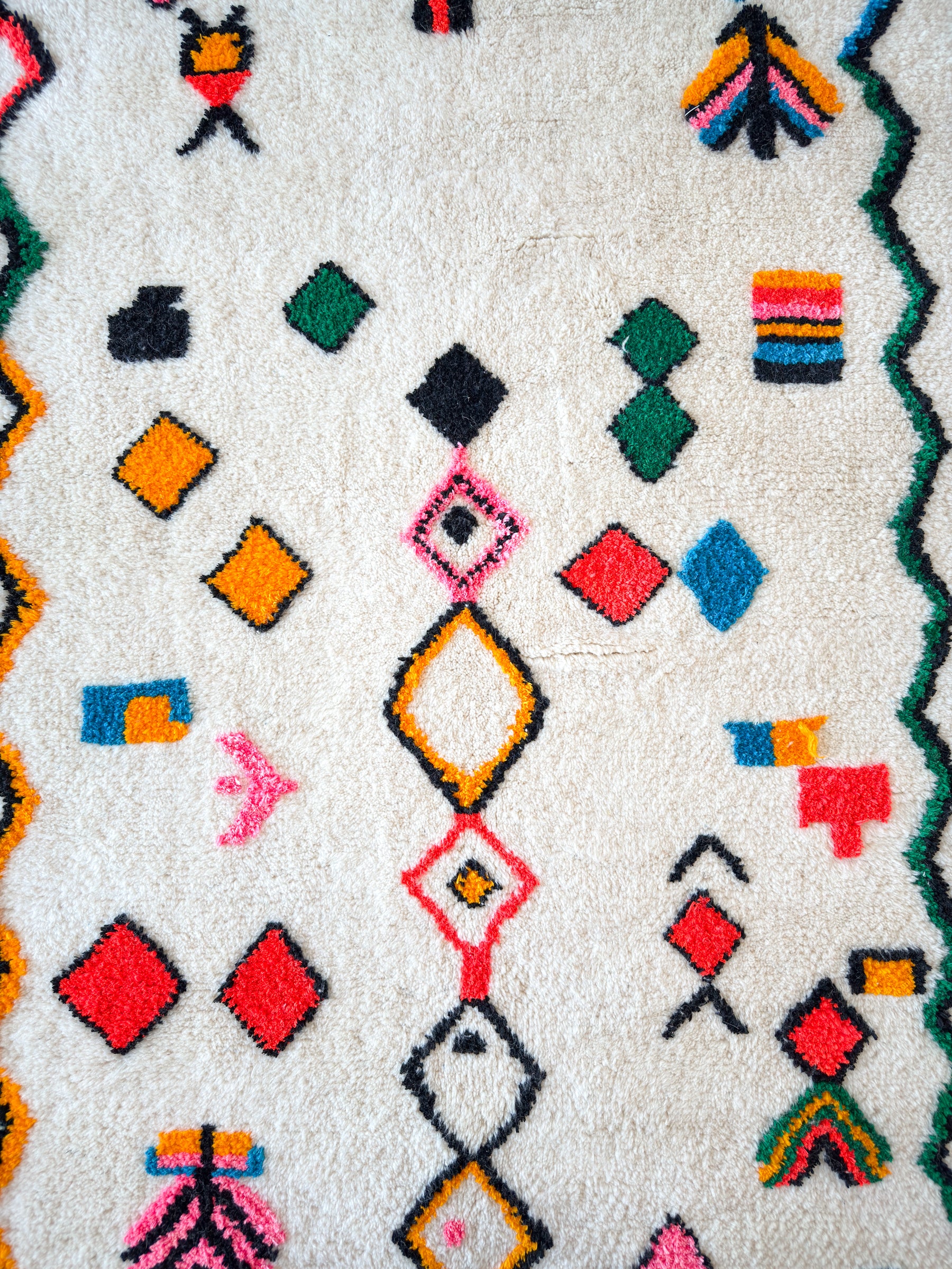Tapis berbère coloré 140 x 270 cm - n°2584