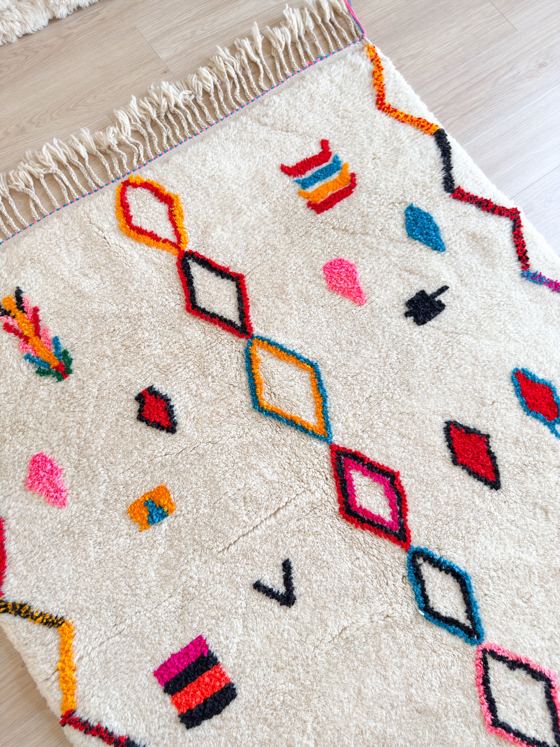 Tapis berbère coloré 154 x 270 cm - n°2605