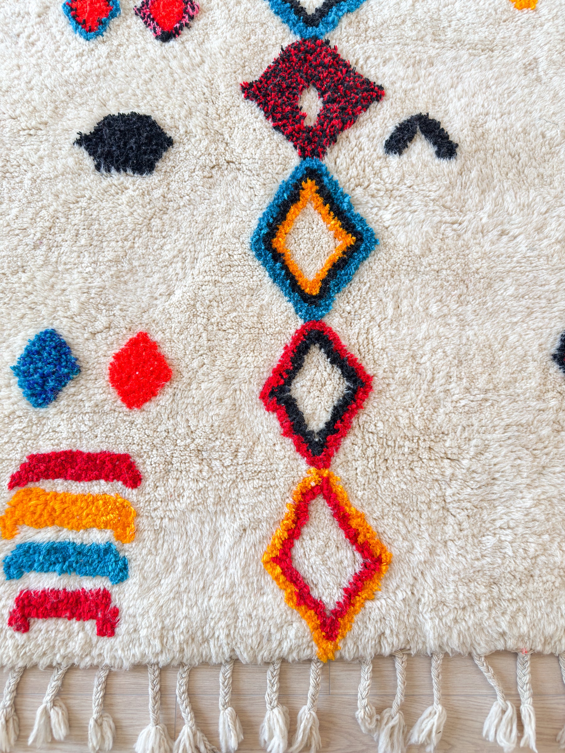 Tapis berbère coloré 165 x 278 cm - n°2612