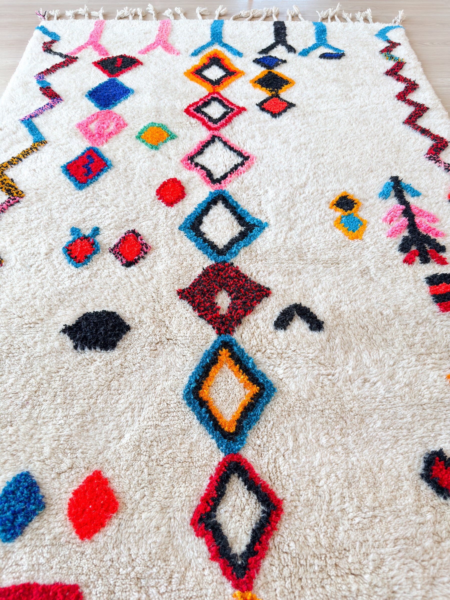 Tapis berbère coloré 165 x 278 cm - n°2612