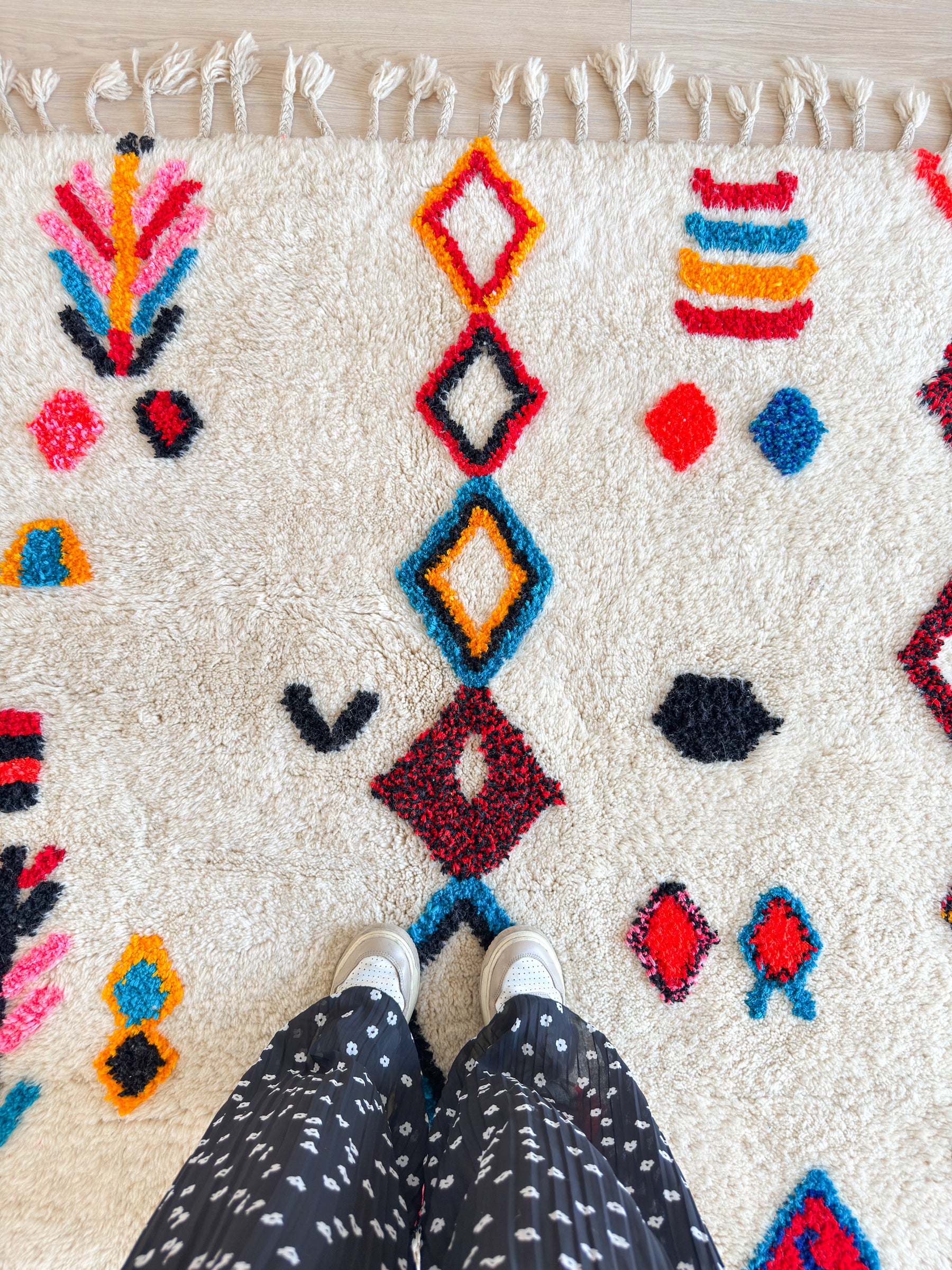 Tapis berbère coloré 165 x 278 cm - n°2612