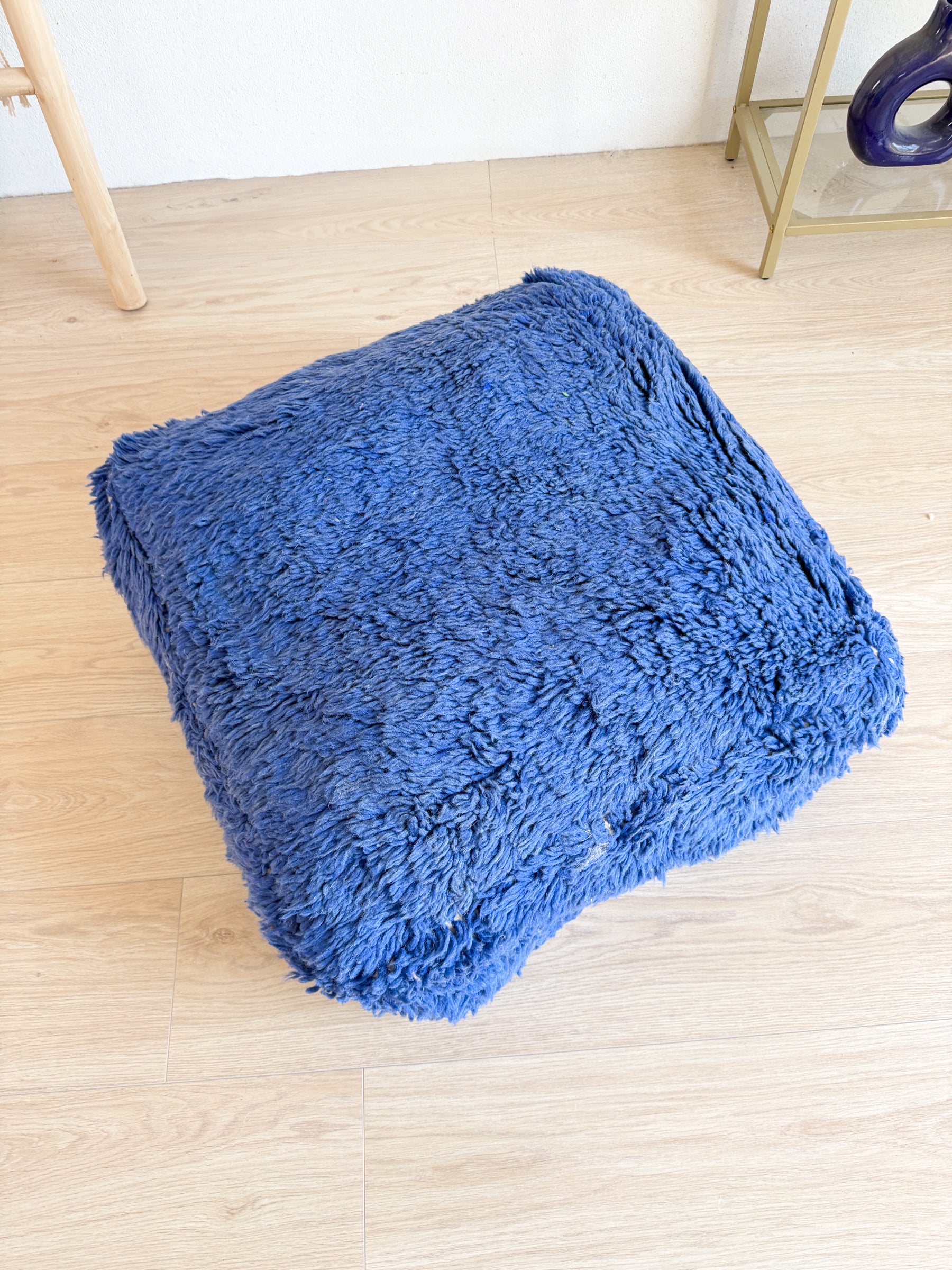 Pouf Marocain, pouf berbère coloré - 60 x 60 cm - n°68