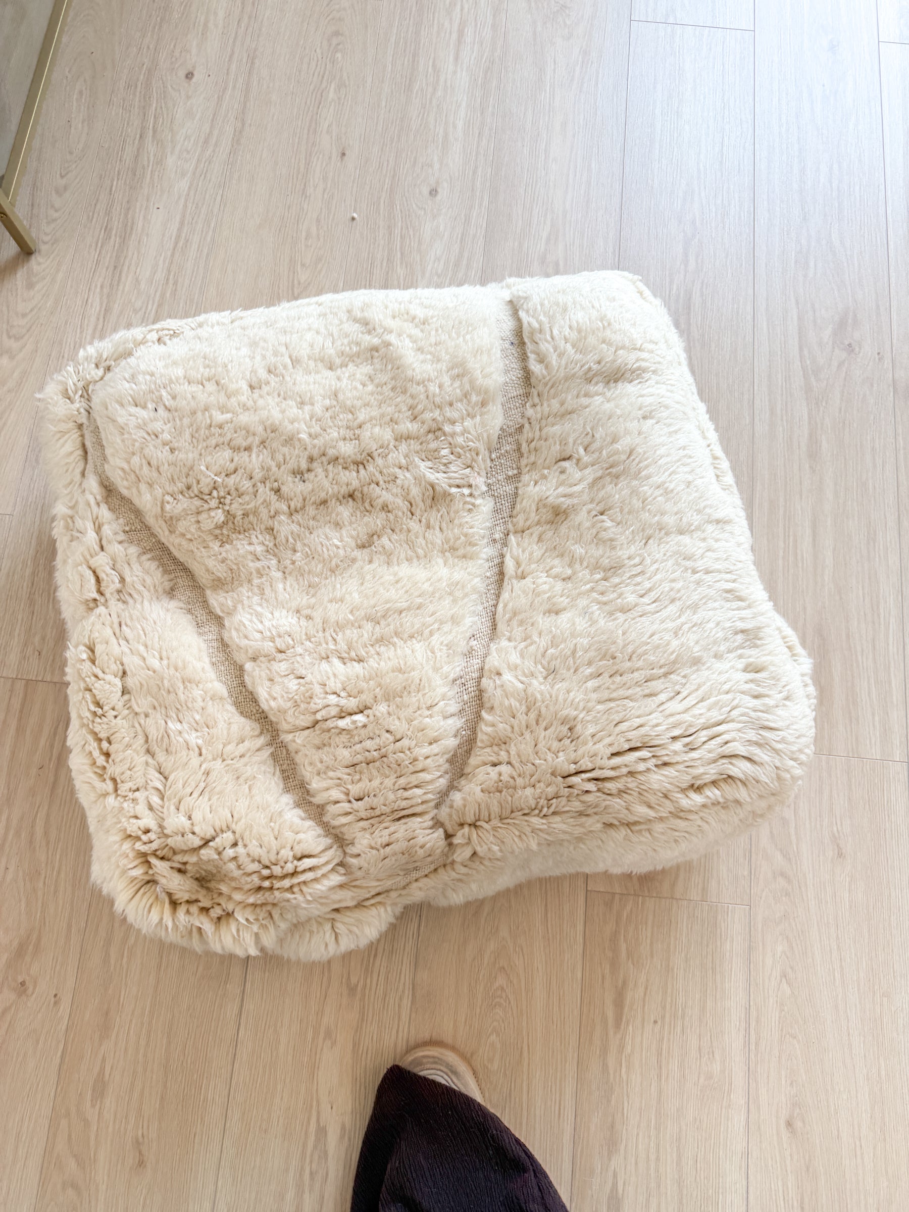 Pouf Marocain, pouf berbère coloré - 60 x 60 cm - n°114