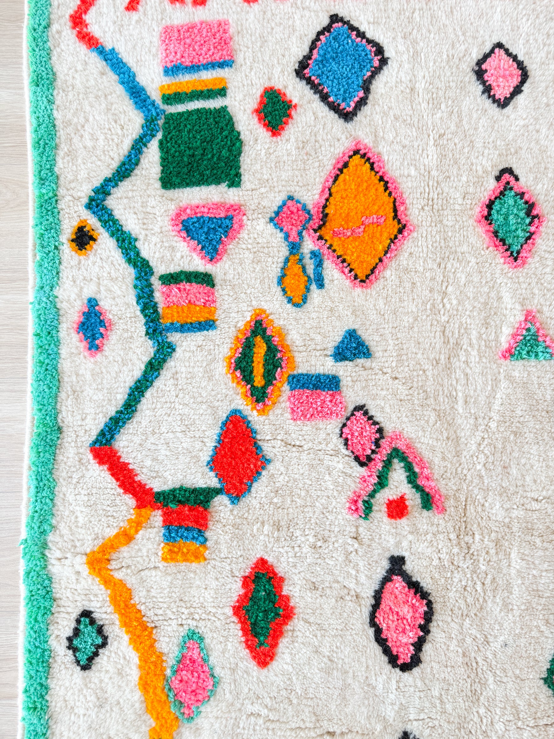 Tapis berbère coloré 149 x 275 cm - n°2639