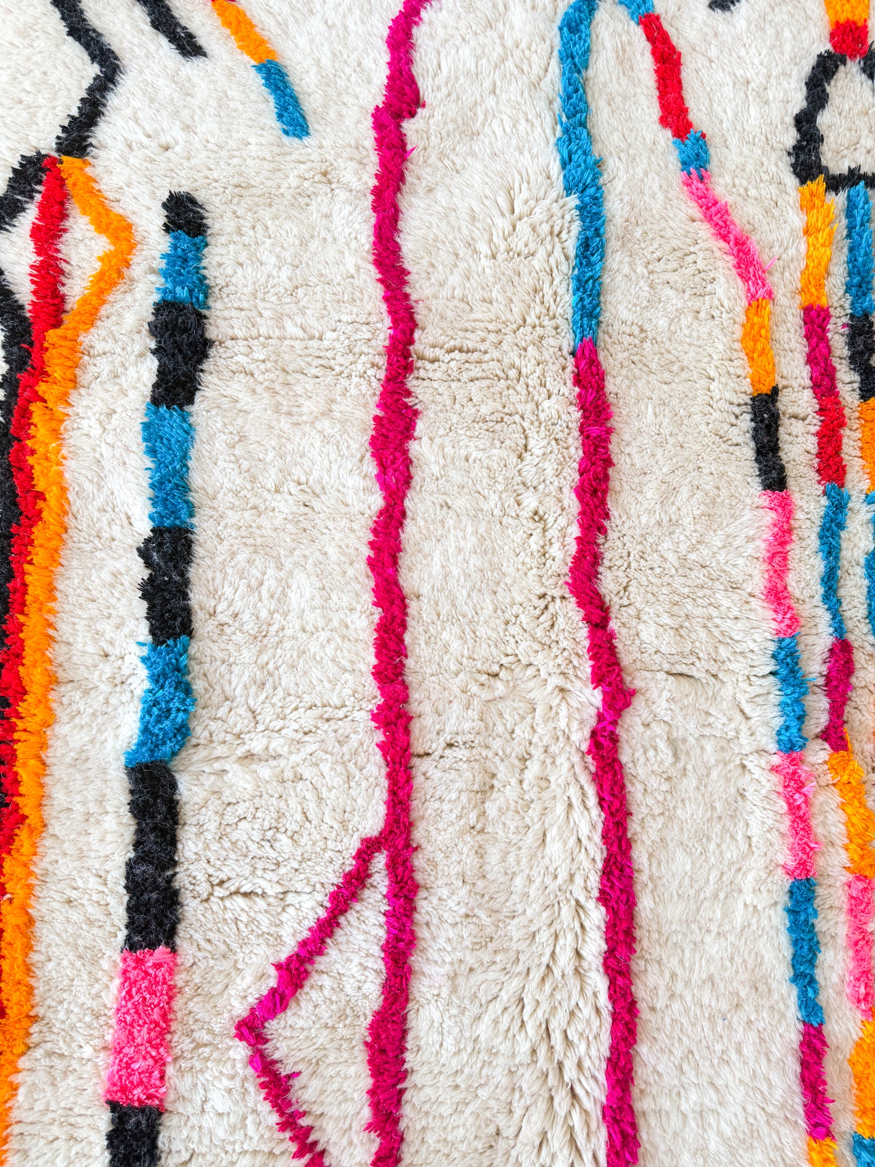 Tapis berbère coloré 141 x 266 cm - n°2653