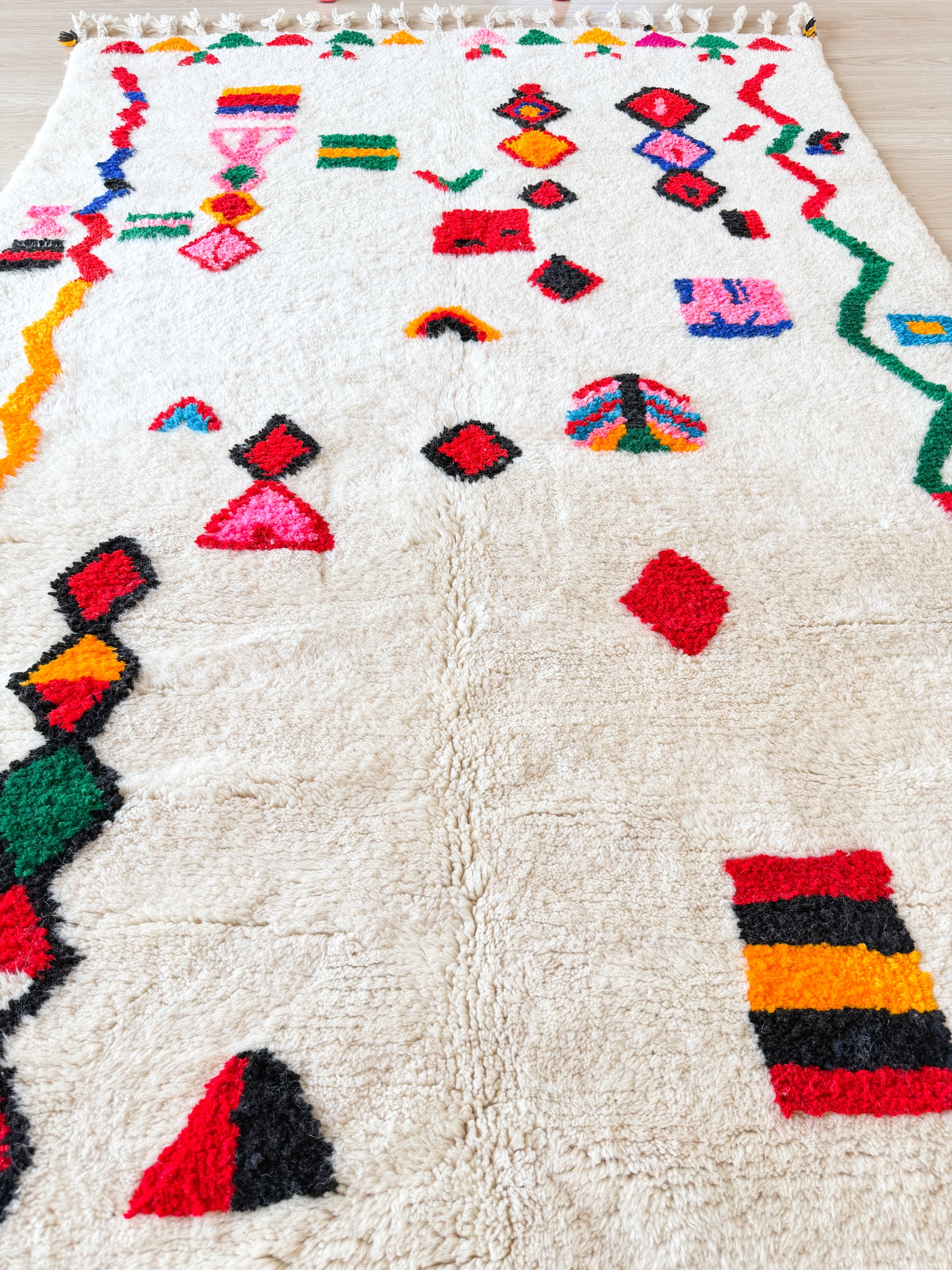 Tapis berbère coloré 150 x 268 cm - n°2652