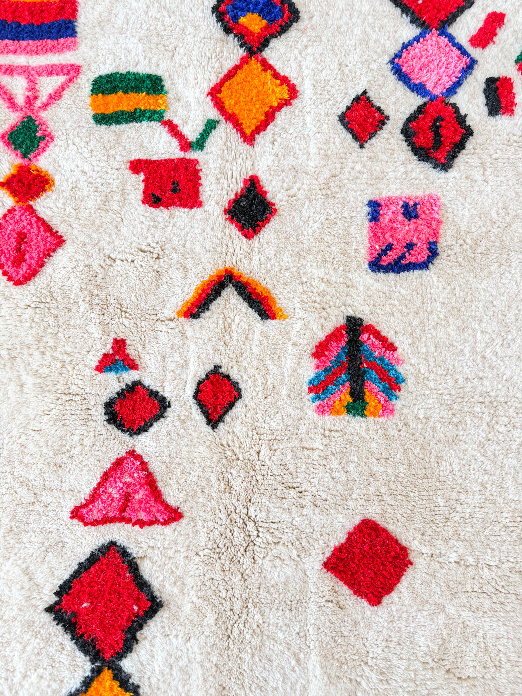 Tapis berbère coloré 148 x 292 cm - n°2631