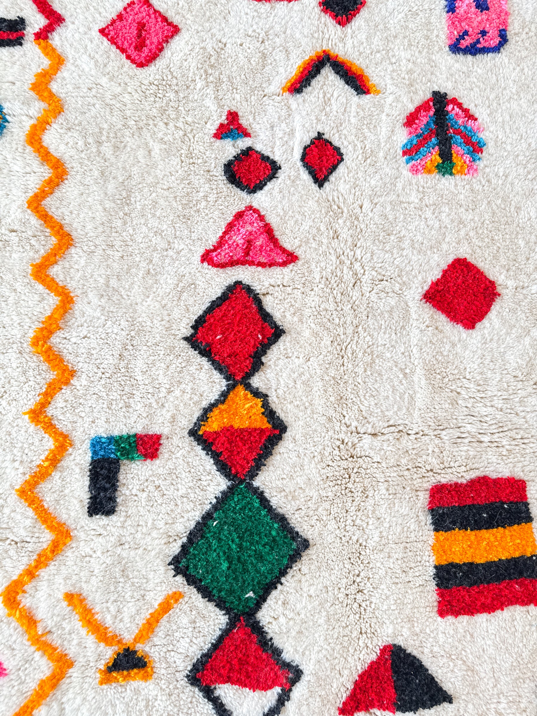 Tapis berbère coloré 148 x 292 cm - n°2631