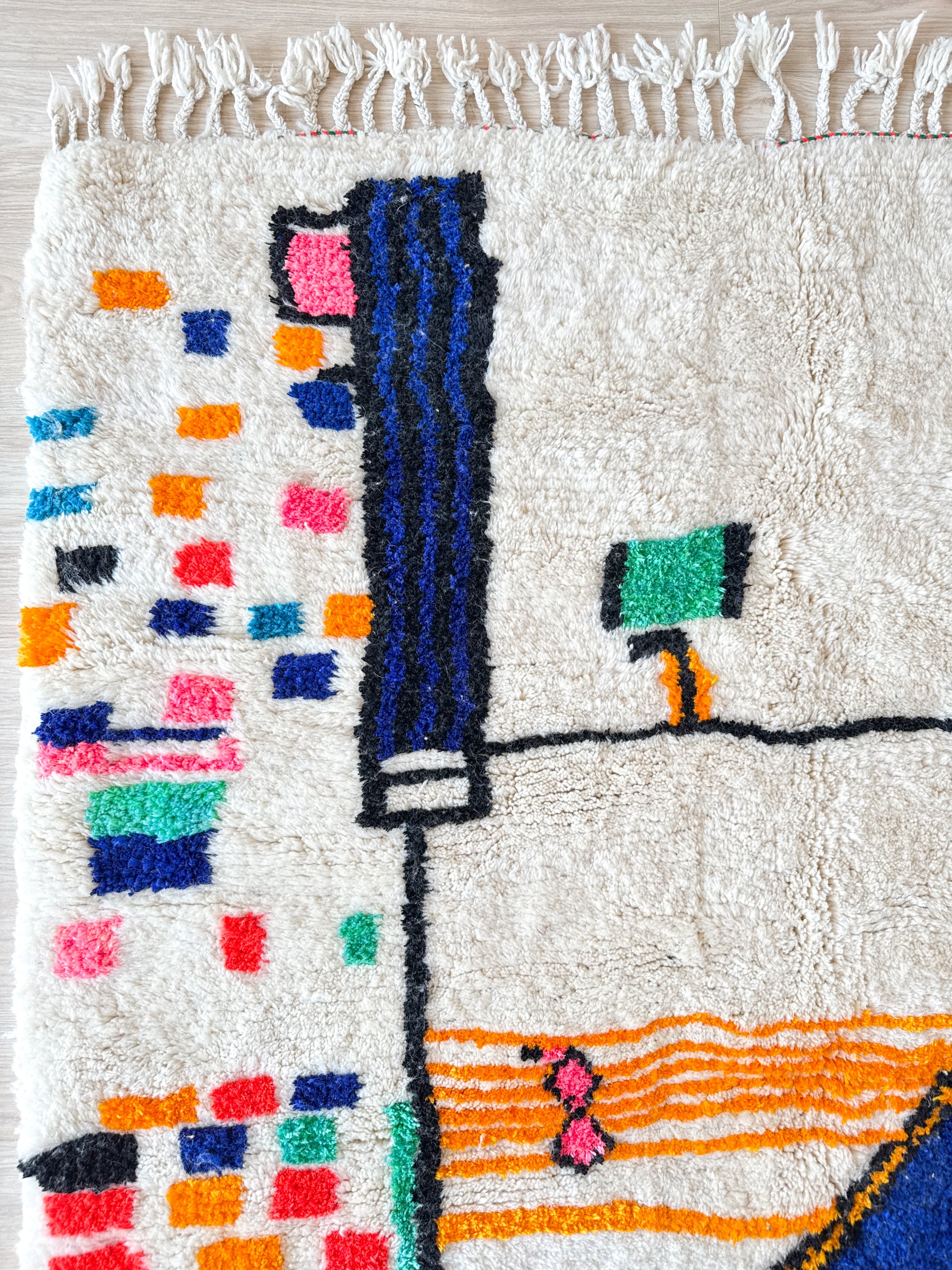 Tapis berbère coloré 156 x 235 cm - n°2651