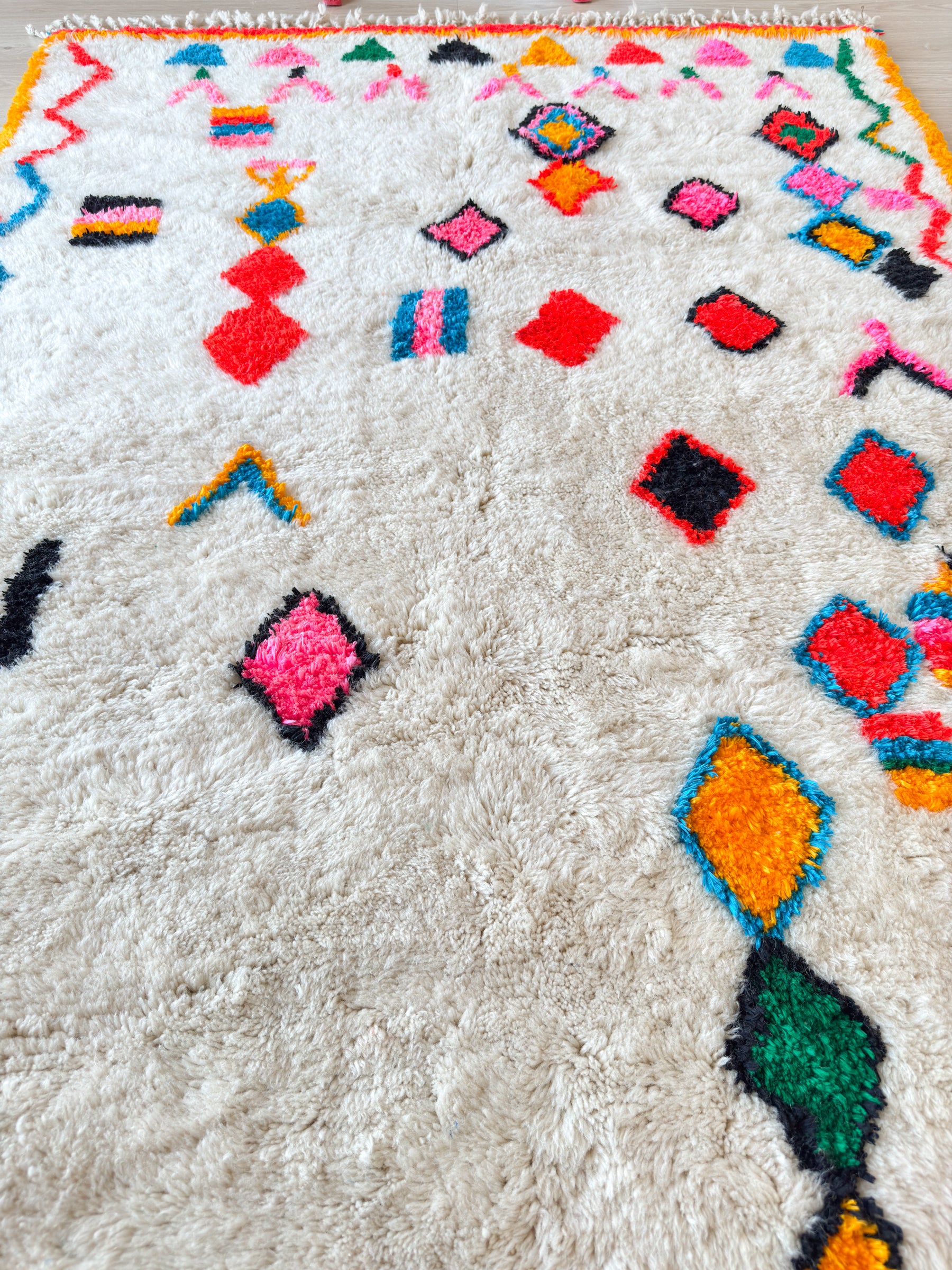 Tapis berbère coloré 157 x 234 cm - n°2644