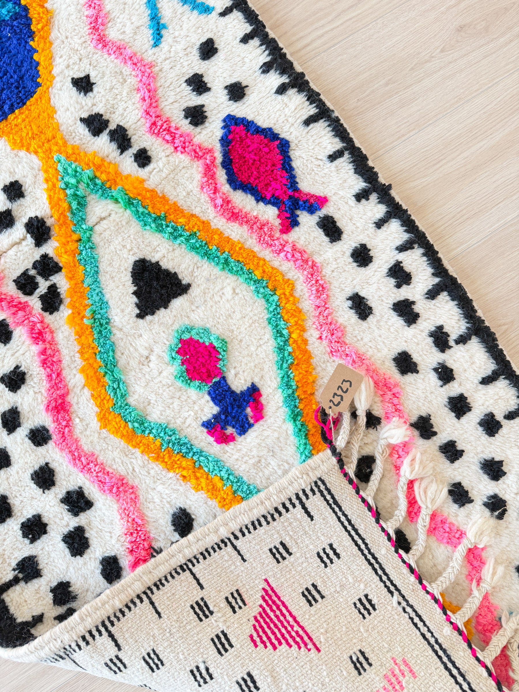 Colorful Berber Runner Rug 80 x 250 cm - No. 2323